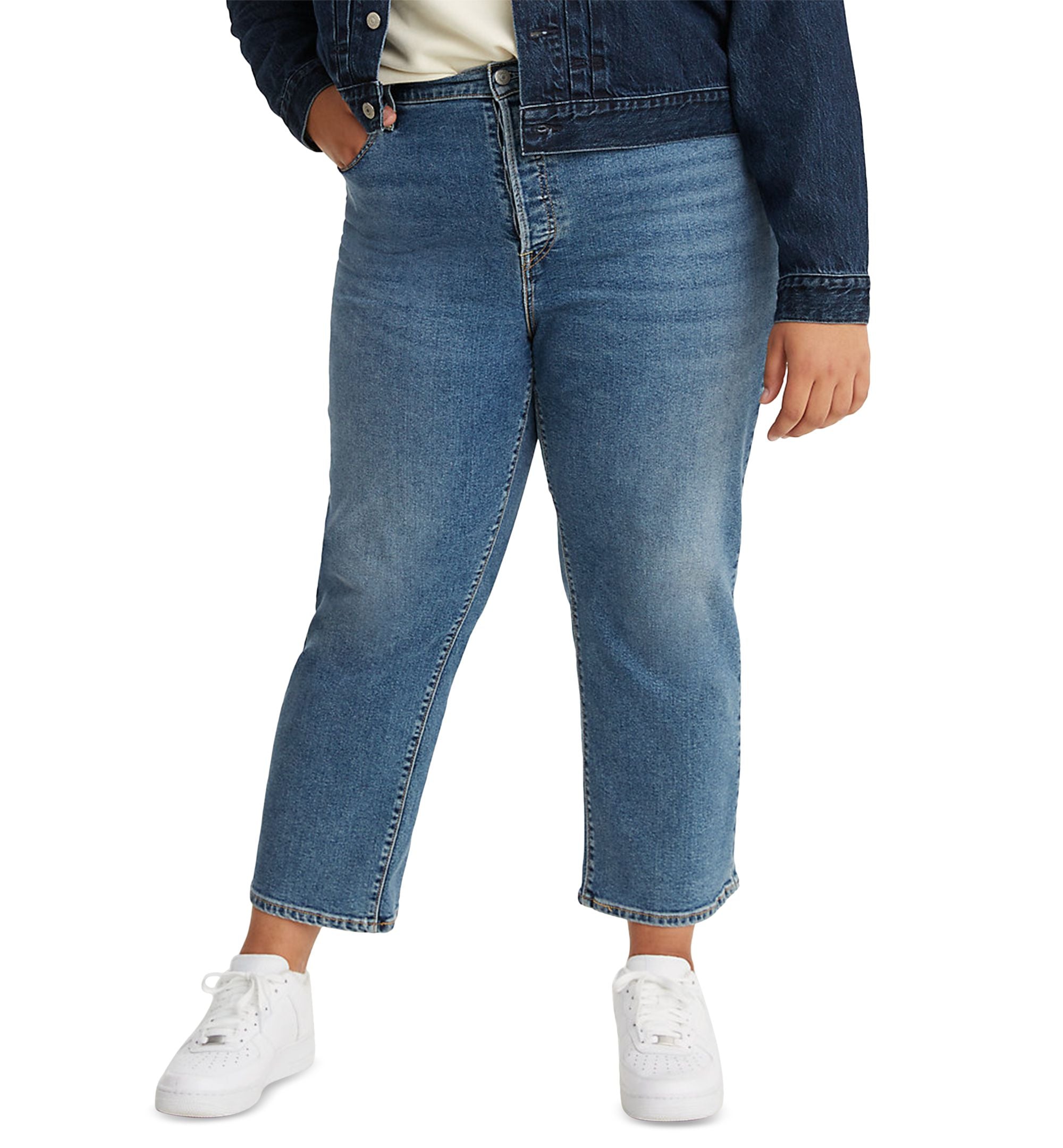 Levis Modern Plus Ribcage Straight Ankle Premium Jeans