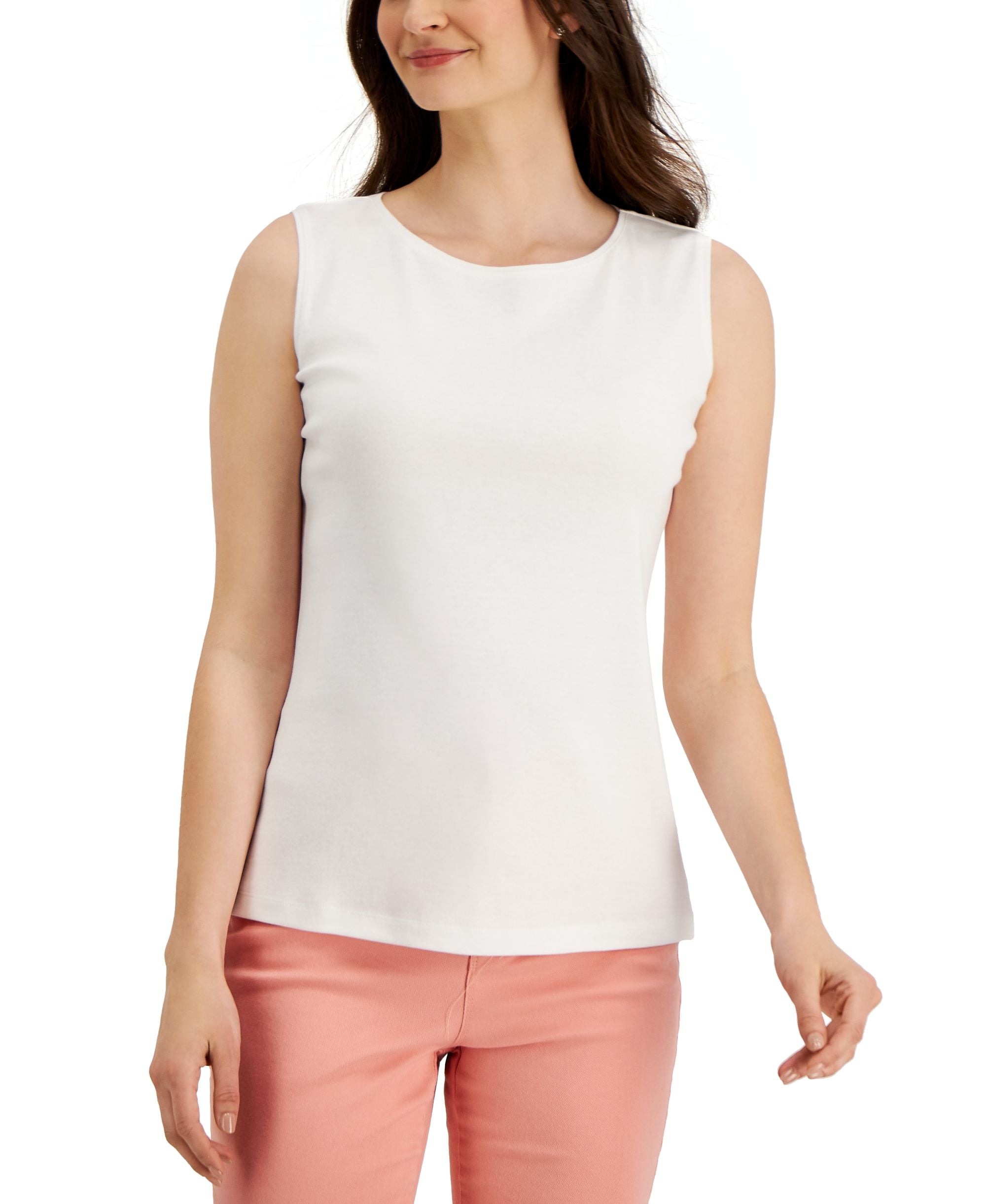 Cotton Scoop-Neck Premium Top