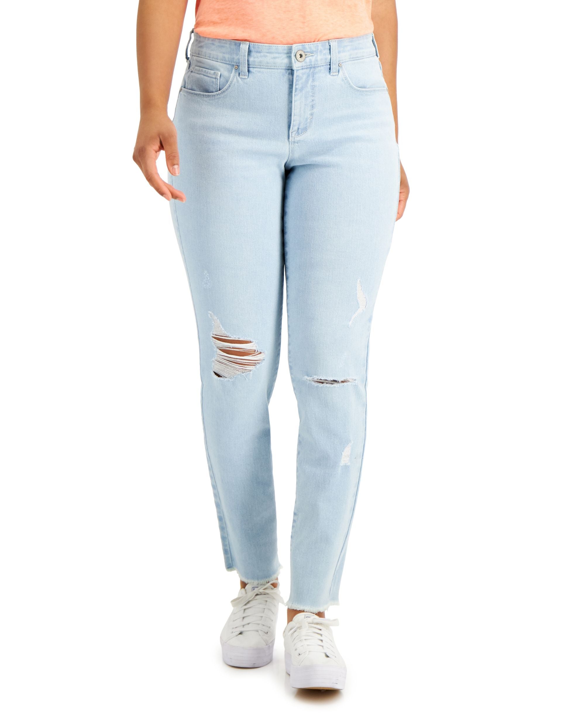 Style & Co Petite Curvy Fit Skinny-Fit Premium Jeans