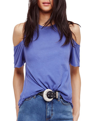 Free People Taurus Cold-Shoulder Tee