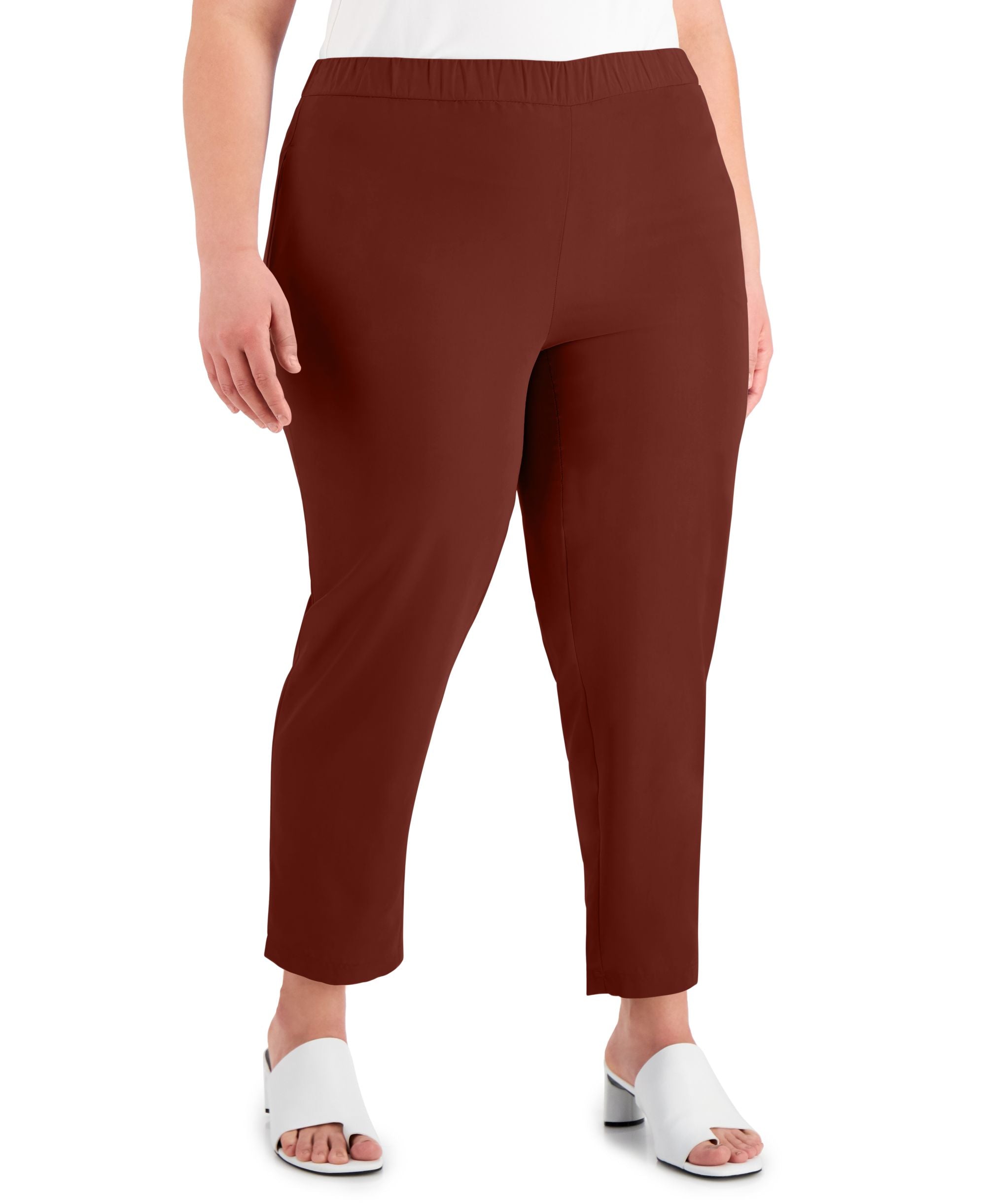 Alfani Plus Size Skinny-Fit Signature Pants