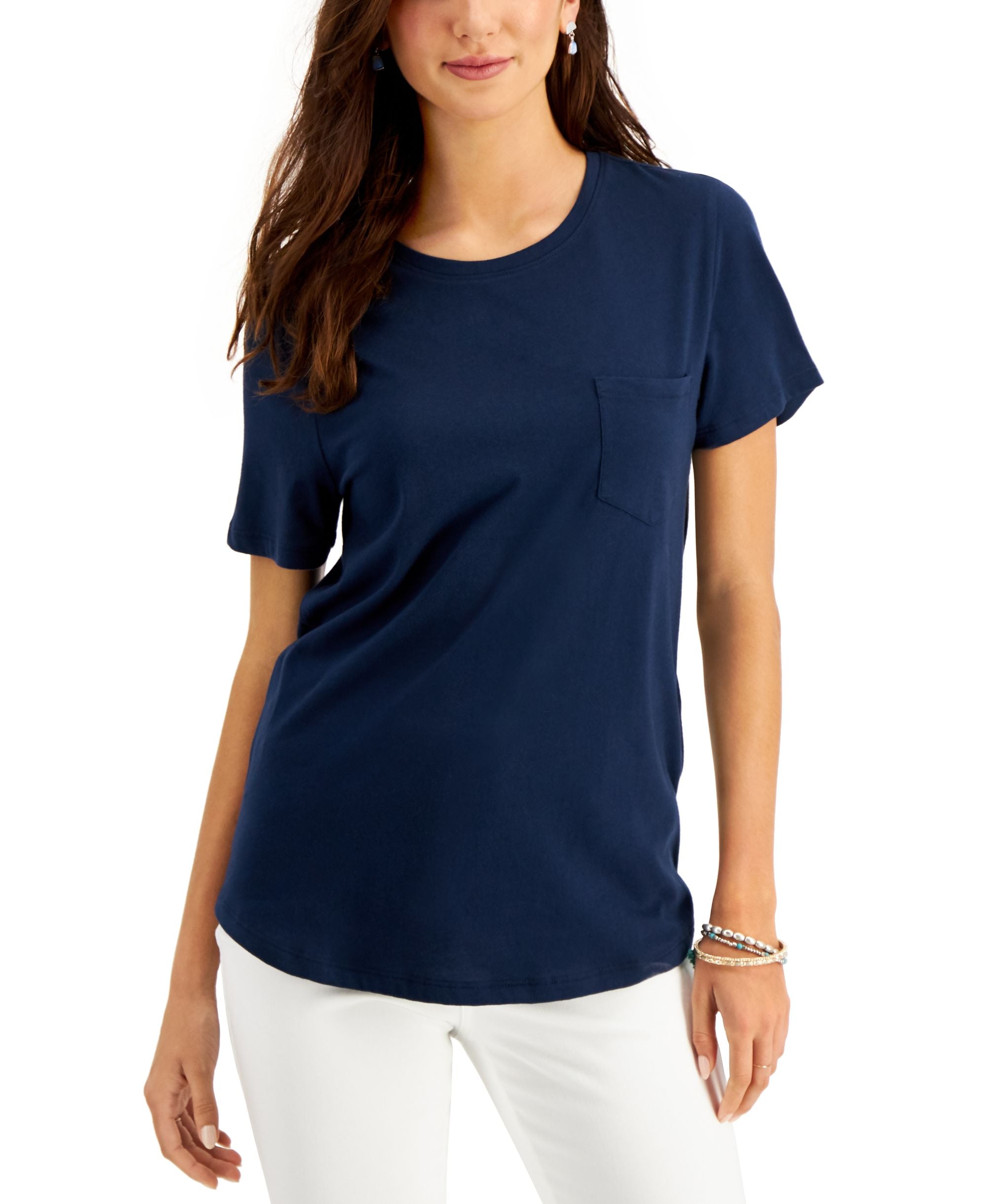 Style & Co Cotton Pocket T-Modern Shirt