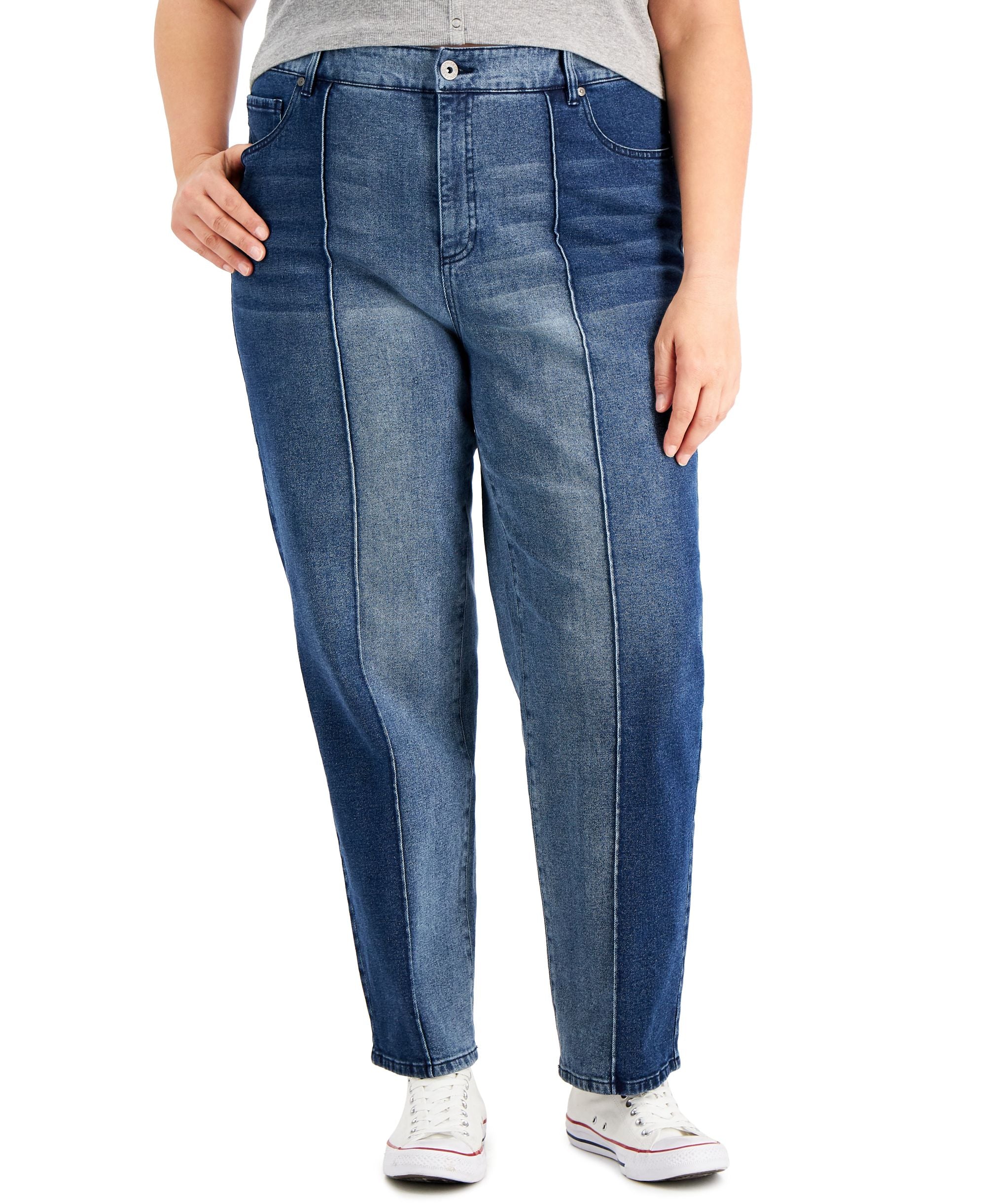 Style & Co Plus Size High Rise Two Tone Premium Jeans