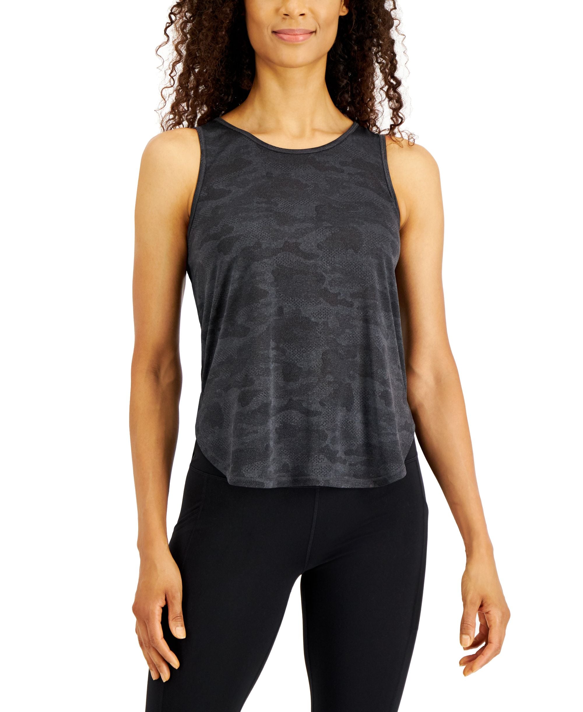ID Ideology Jacquard Camo Tank Premium Top