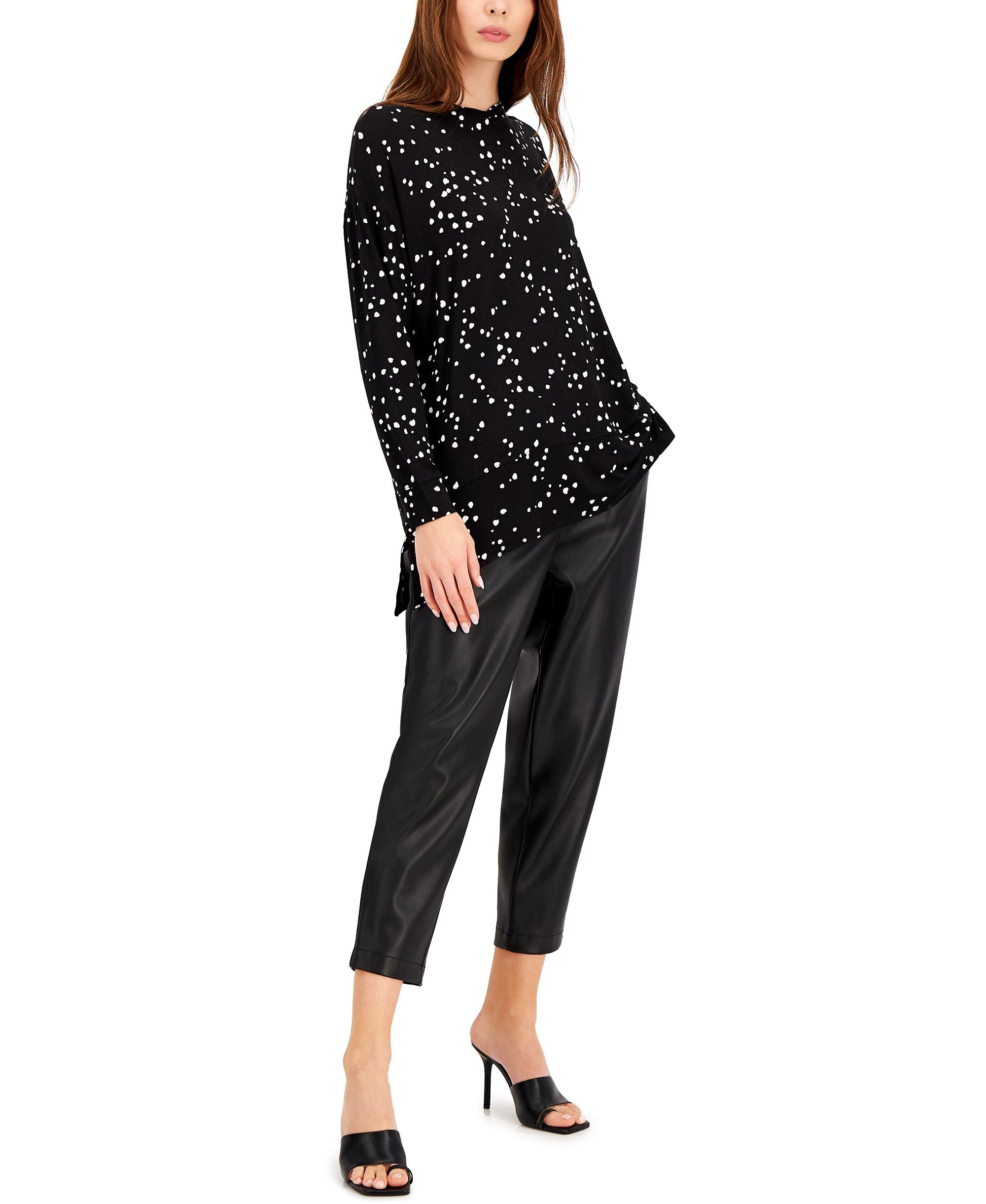 INC International Concepts Dot Print Tunic