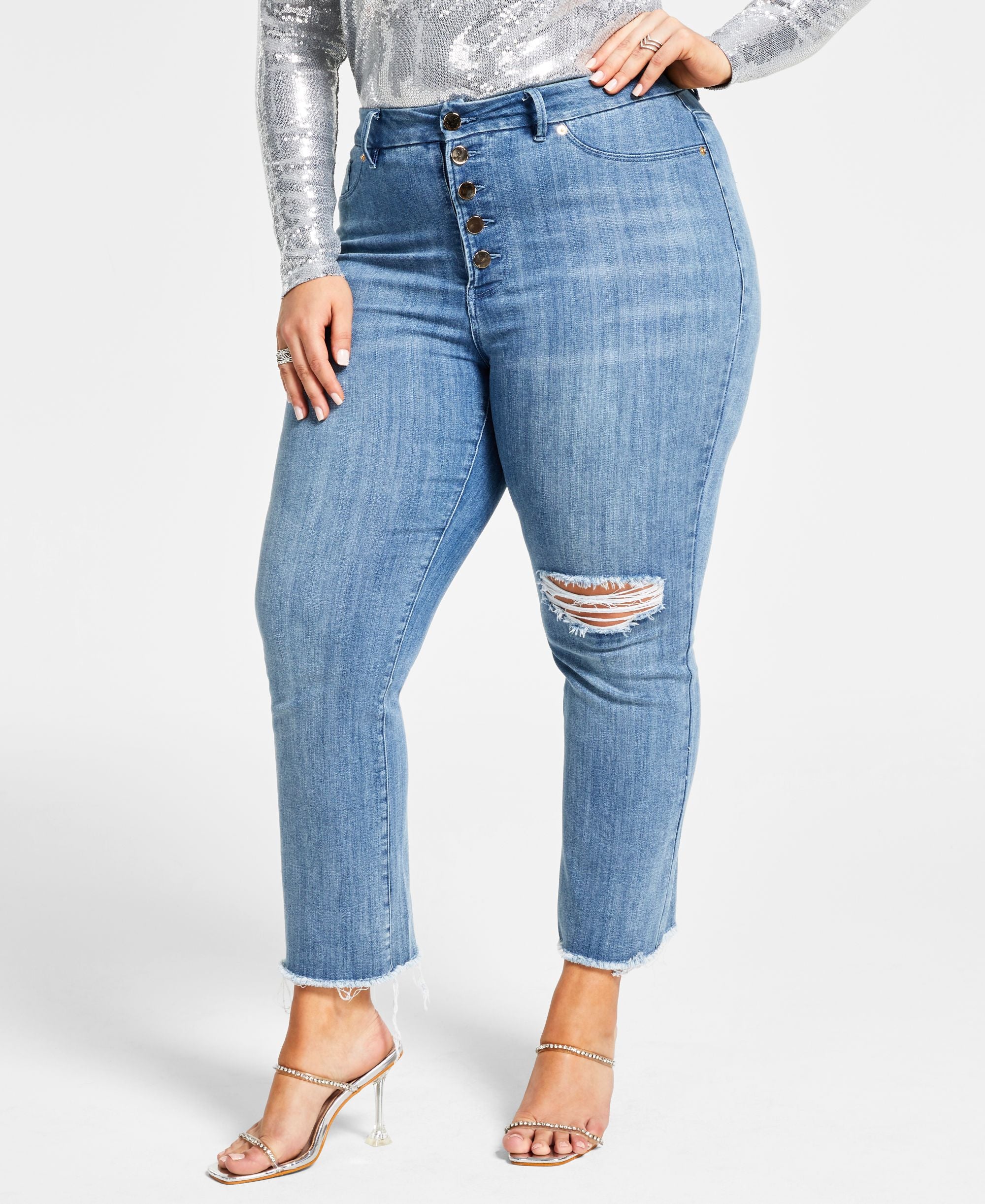 Nina Parker Modern Plus Size Boyfriend Premium Jeans