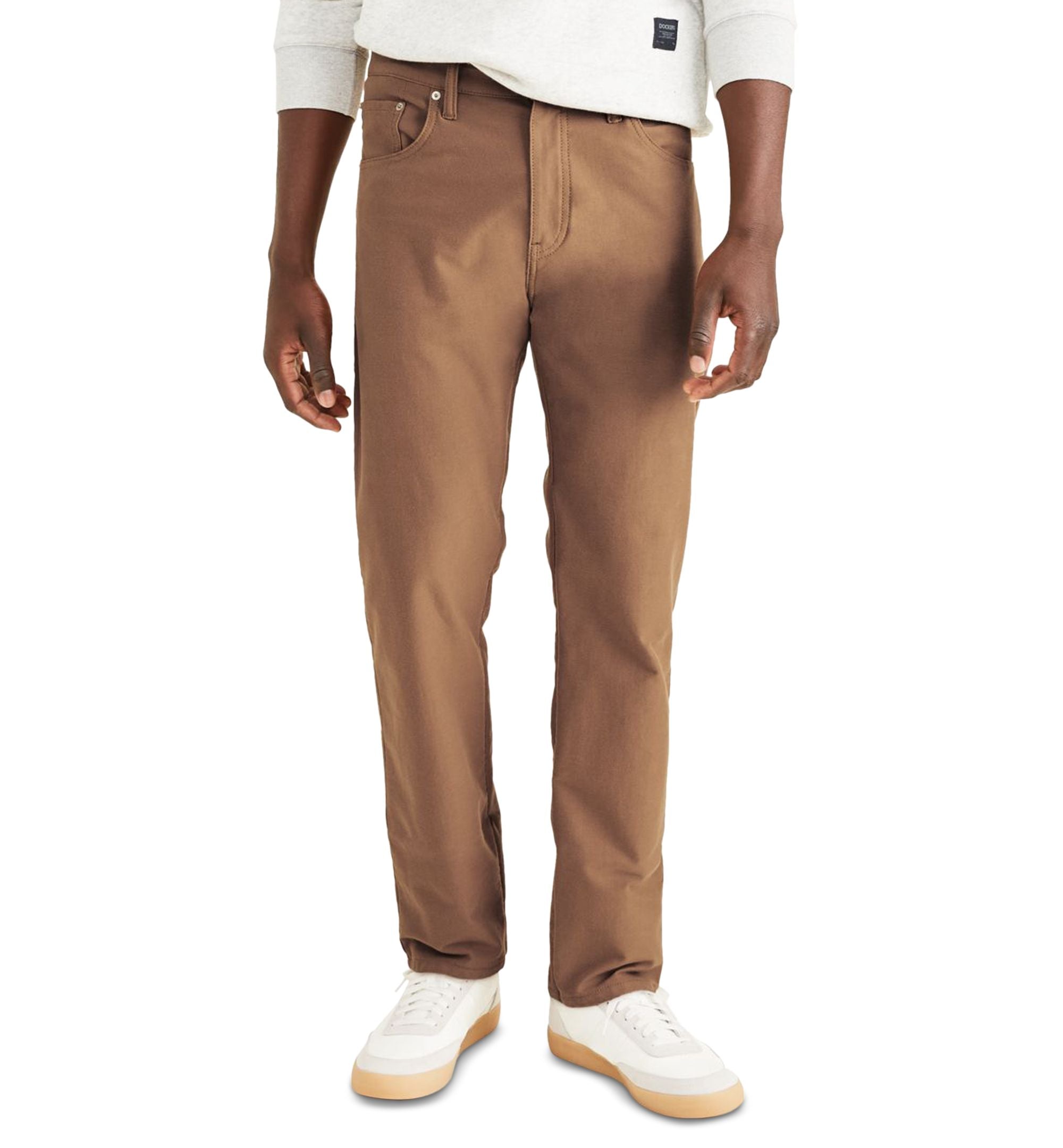 Men's Straight-Fit Comfort Knit Jean-Cut Signature Pants