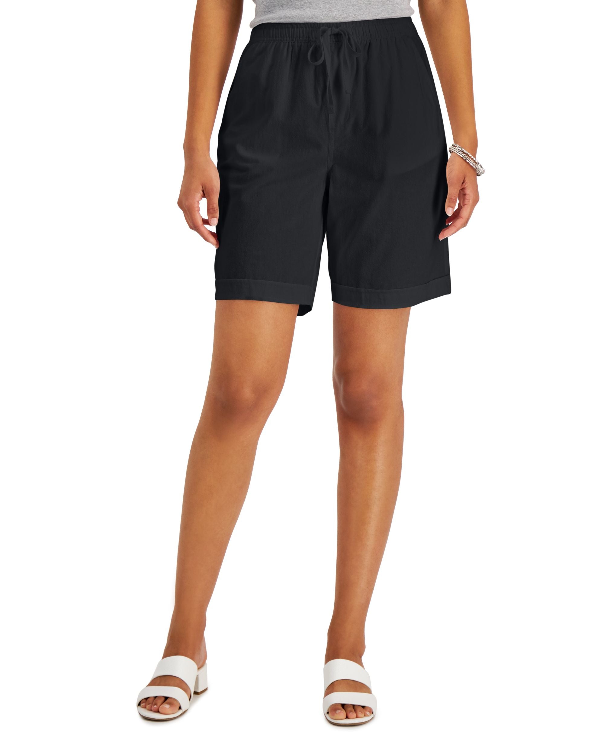 Karen Scott Petite Cotton Gemma Premium Shorts