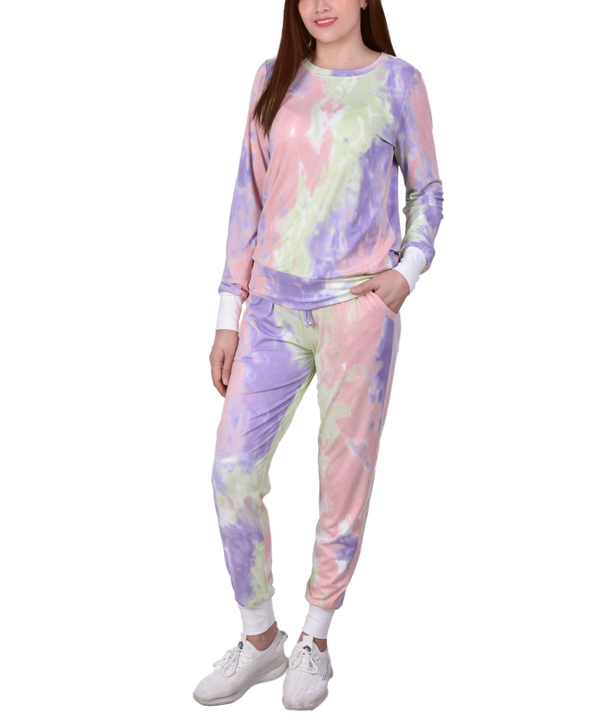 Petite Tie Dyed Joggers Set