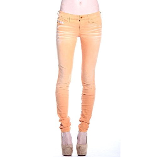 Diesel Skinzee-Low Jean Super Slim-Cut-Skinny-Fit Orange