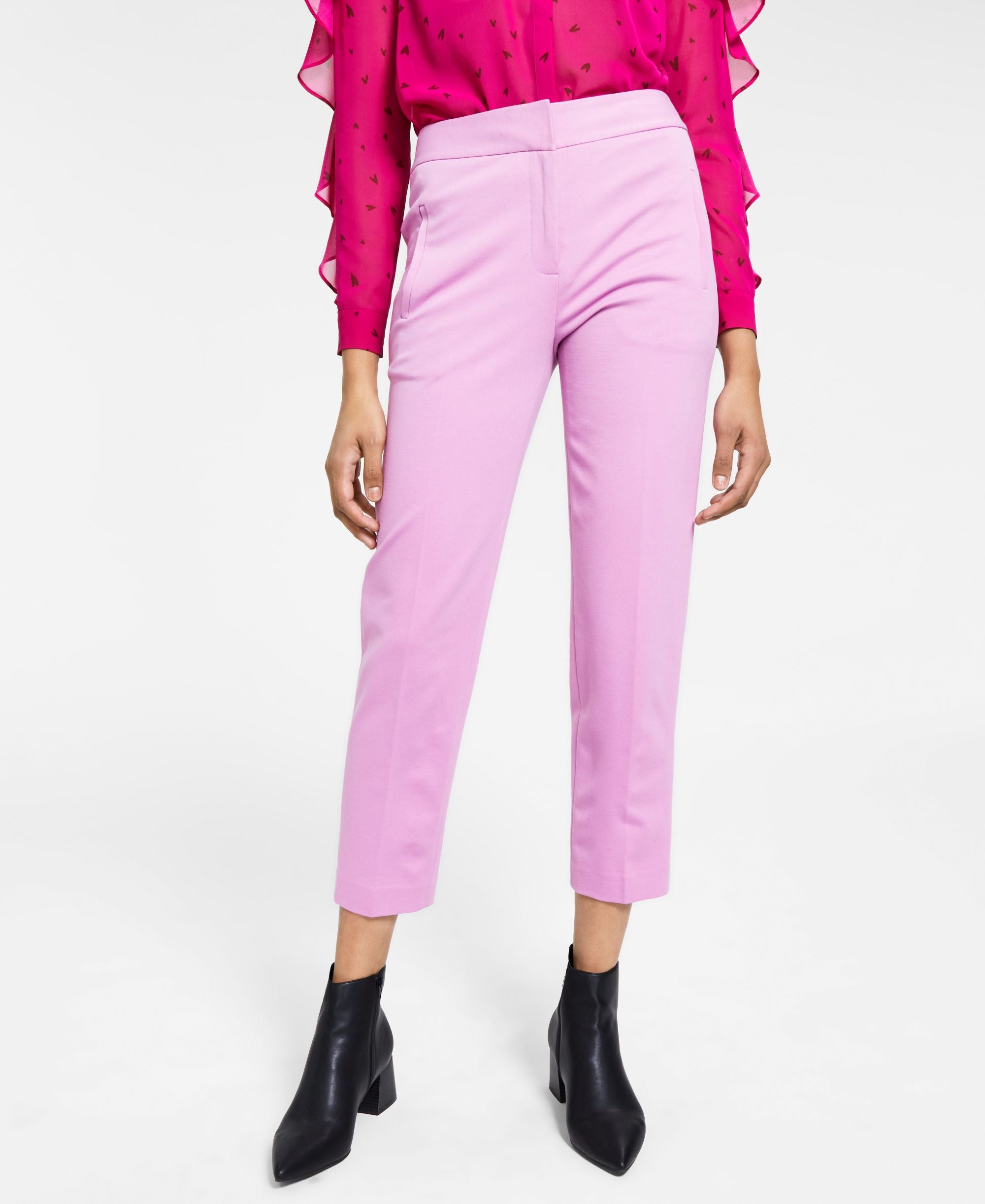 Straight-Leg Ankle Signature Pants