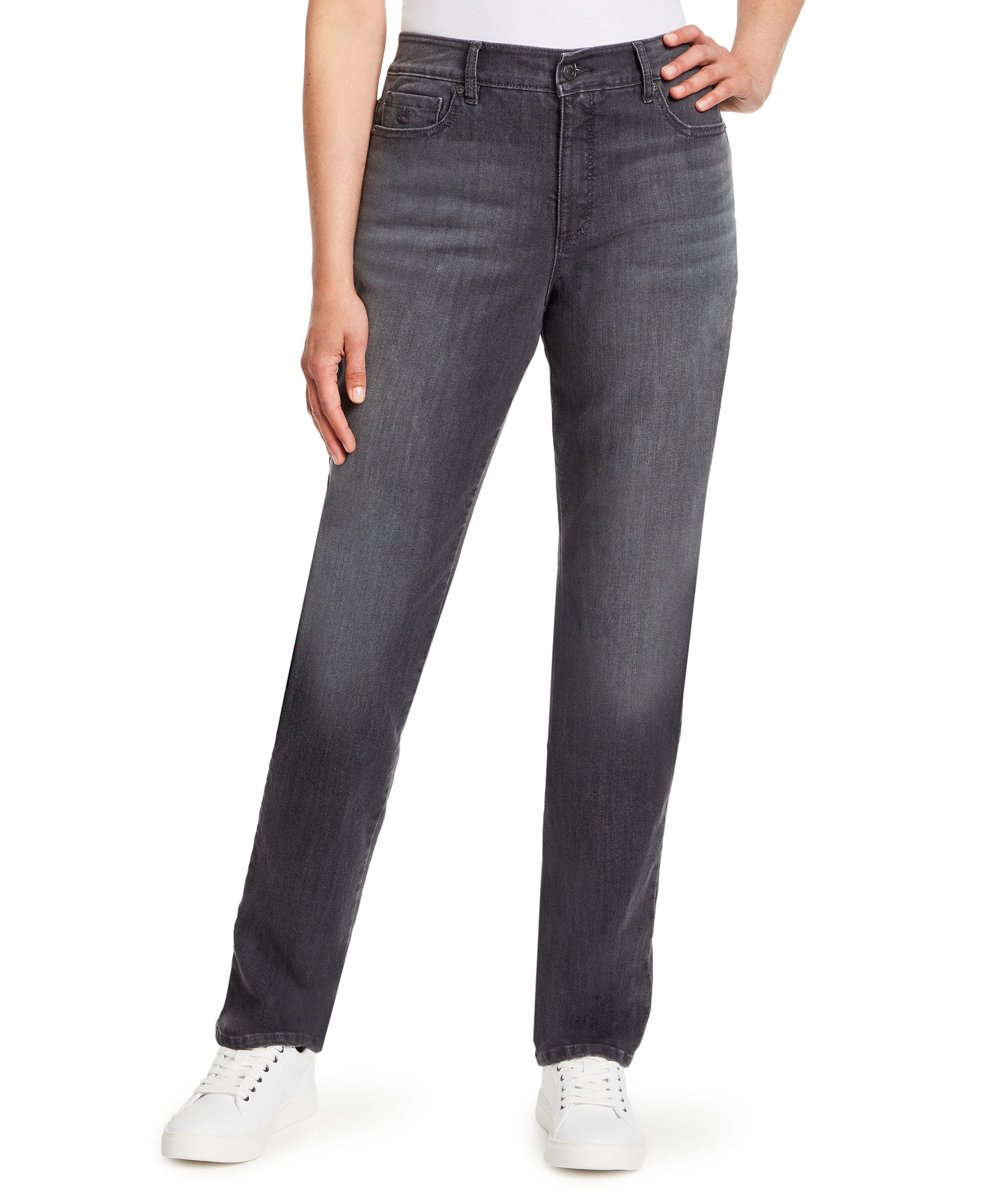 Women's Amanda Timeless Straight Premium Jeans, in Regular, Short & Long