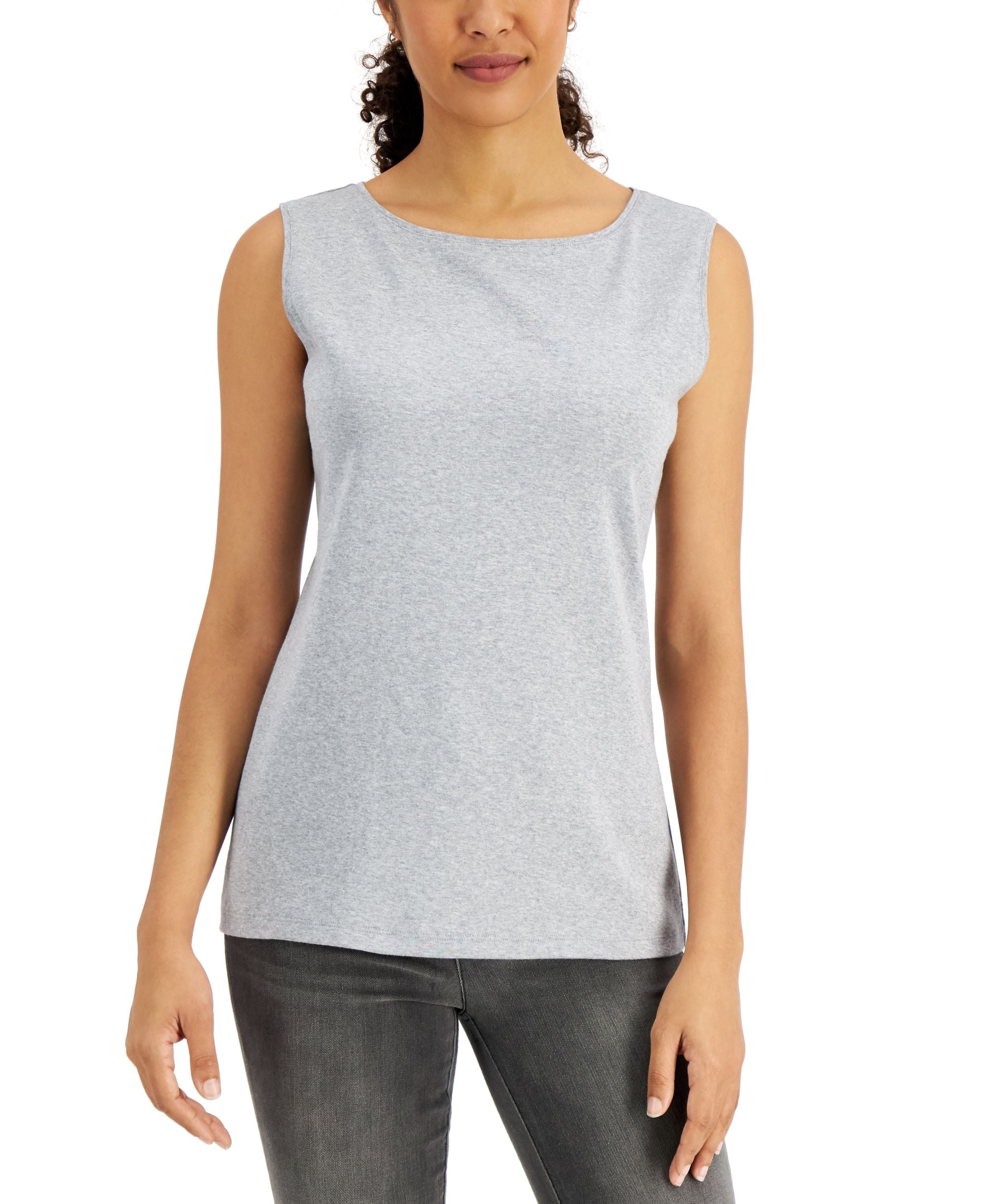 Cotton Scoop-Neck Premium Top