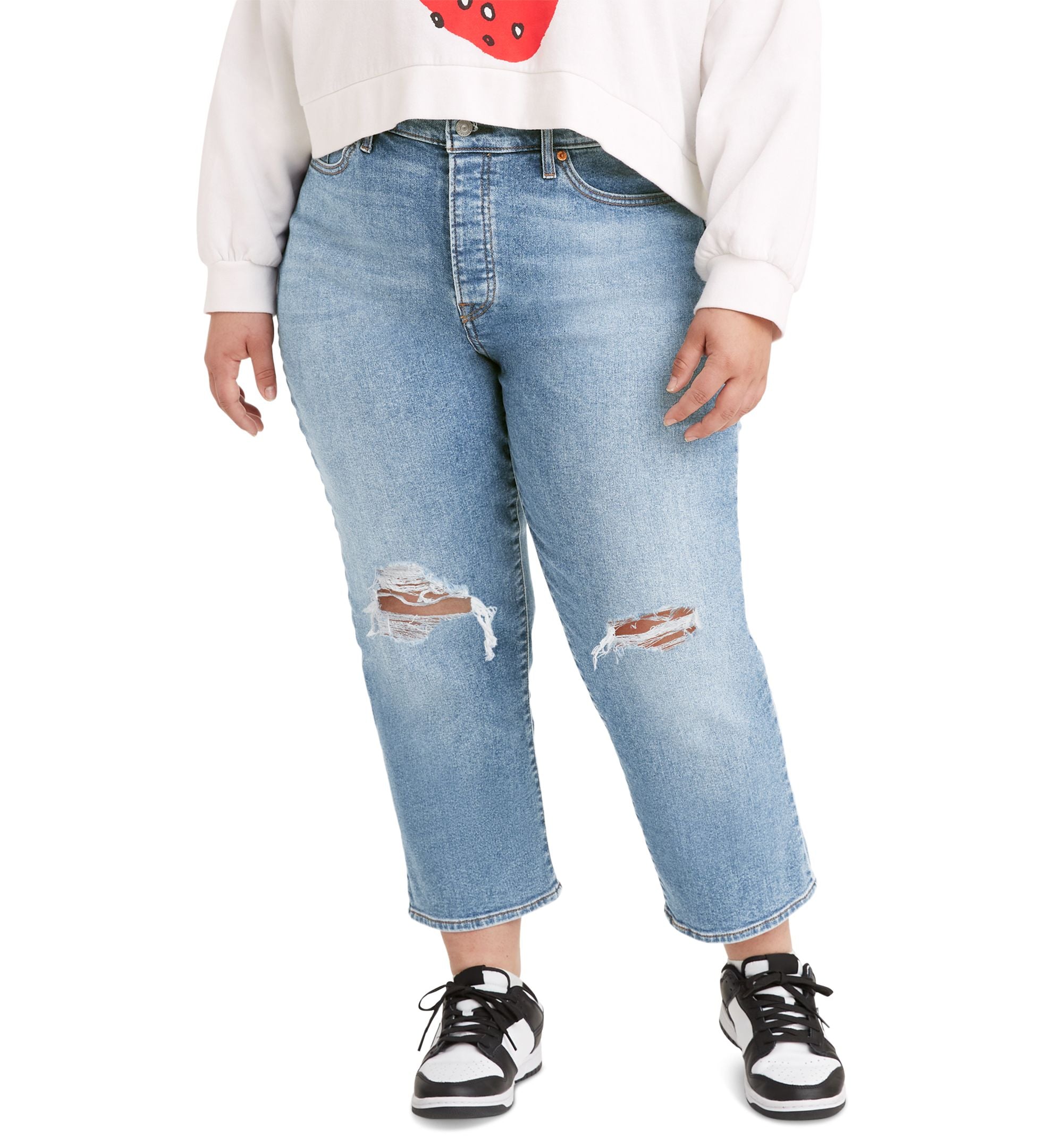 Levis Modern Plus Size Wedgie Straight-Cut Premium Jeans