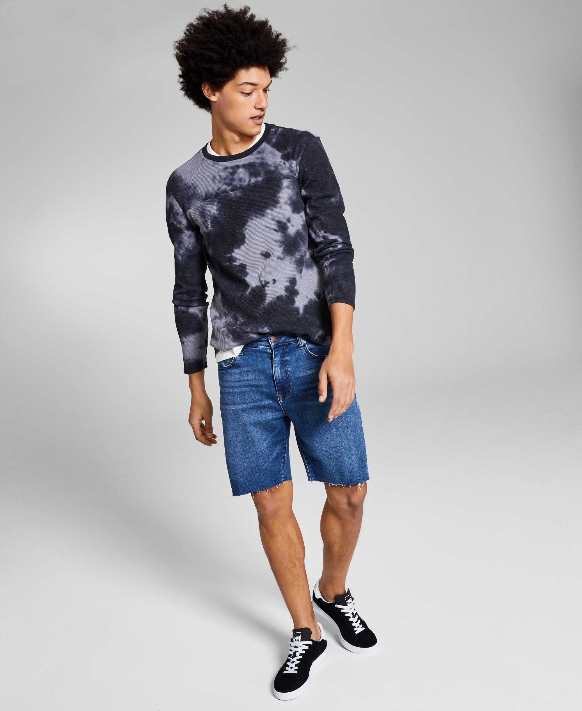 And Now This Men's 8 Denim Premium Shorts"