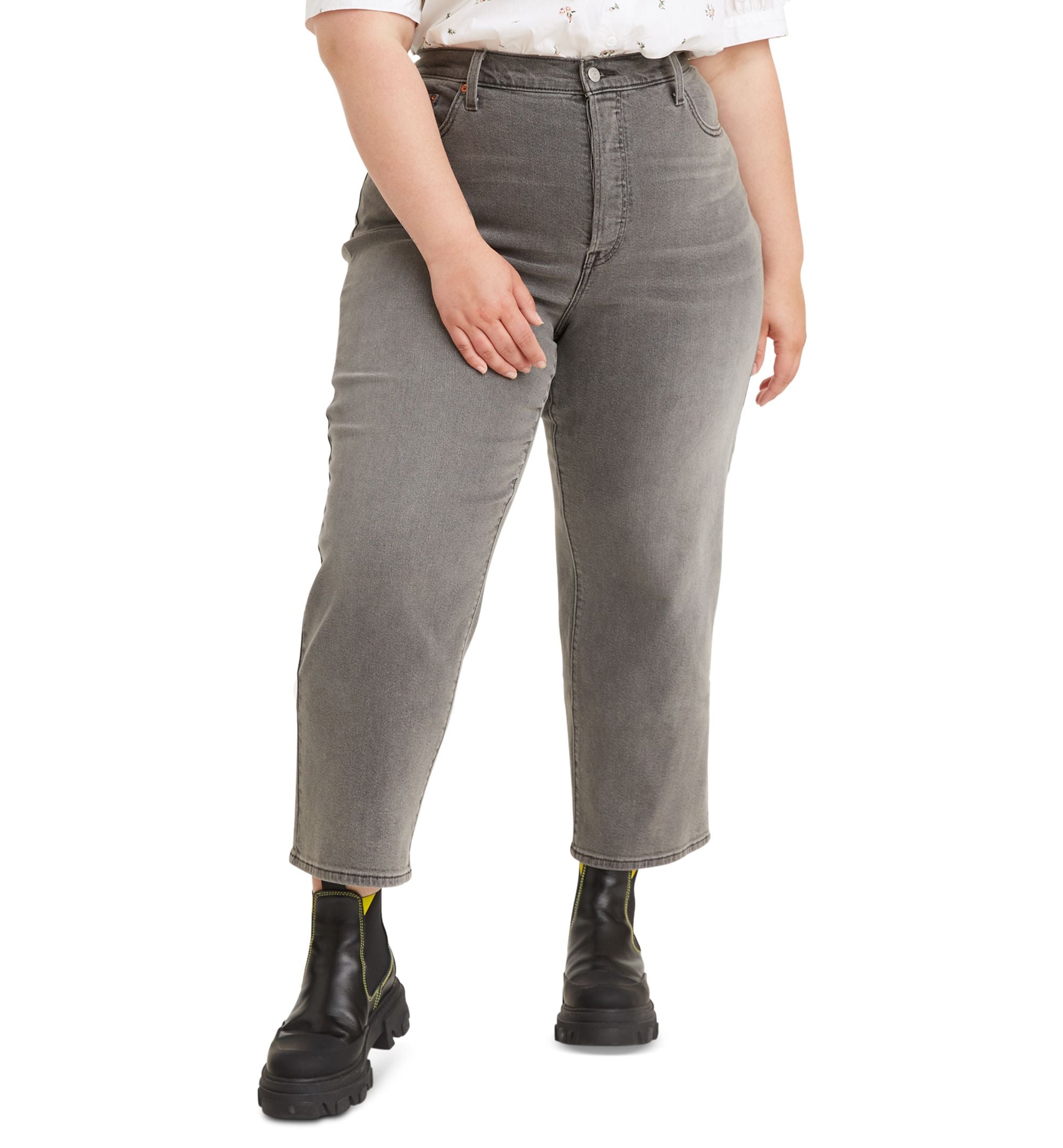 Levis Modern Plus Ribcage Straight Ankle Premium Jeans