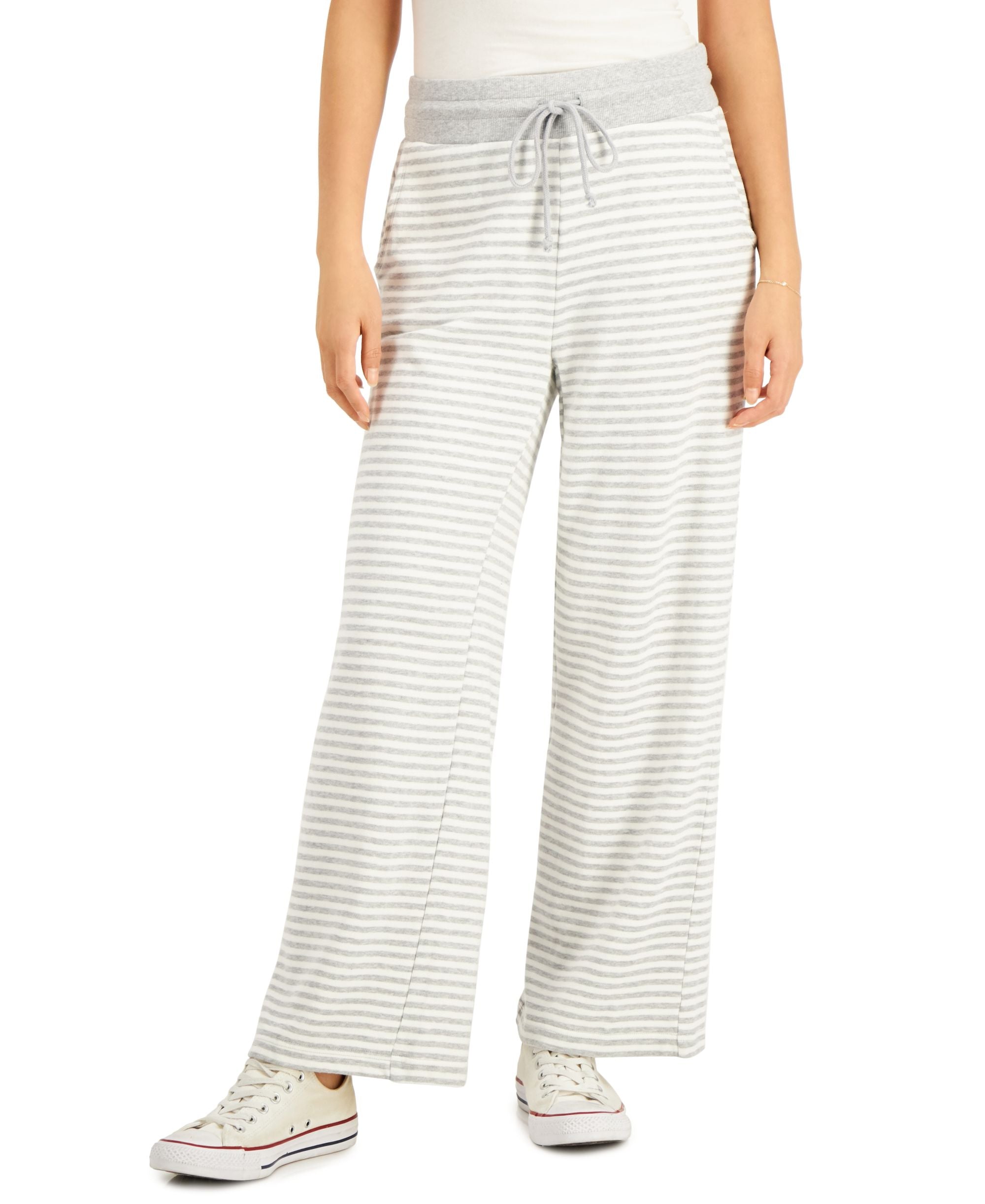 Style & Co Wide-Leg Drawstring Signature Pants