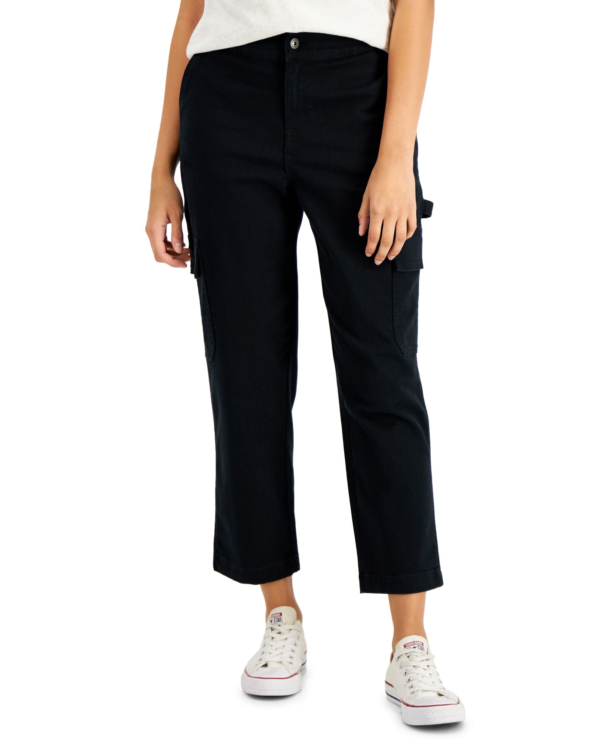 Style & Co Modern Cropped Cargo Signature Pants