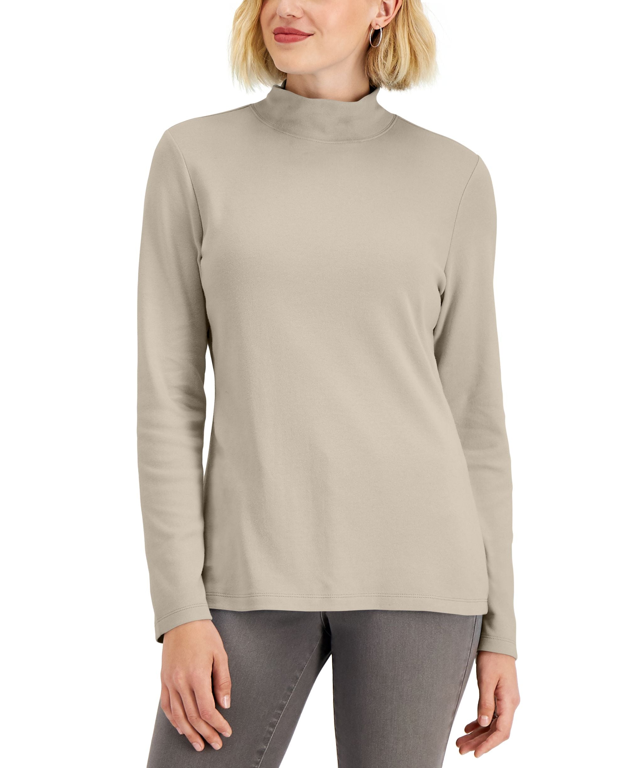 Mock-Neck Premium Top