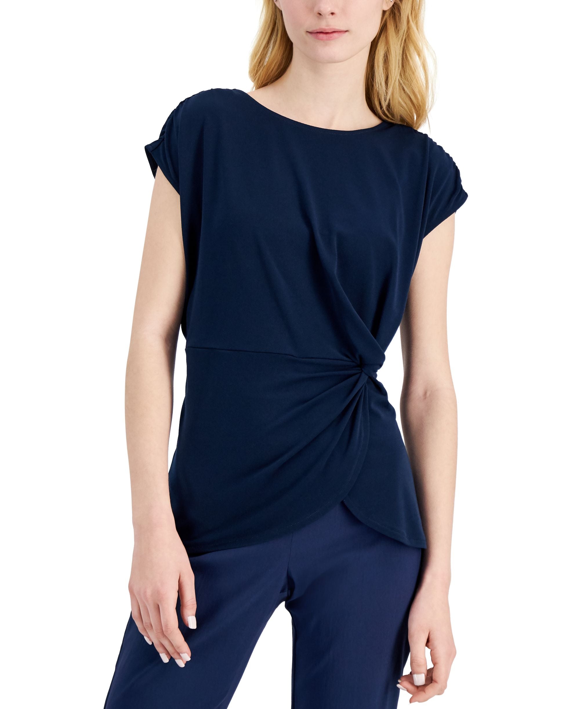 Alfani Twist Detail Premium Top