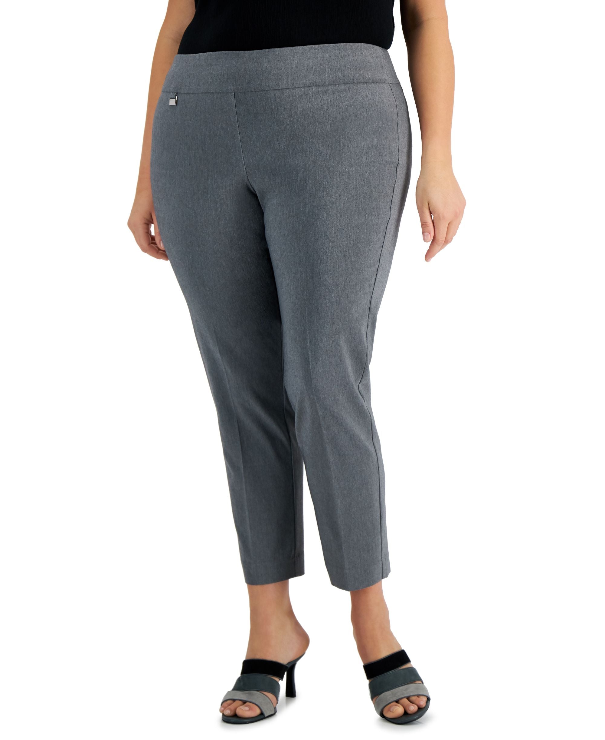 Alfani Plus Size Comfort-Waist Signature Pants