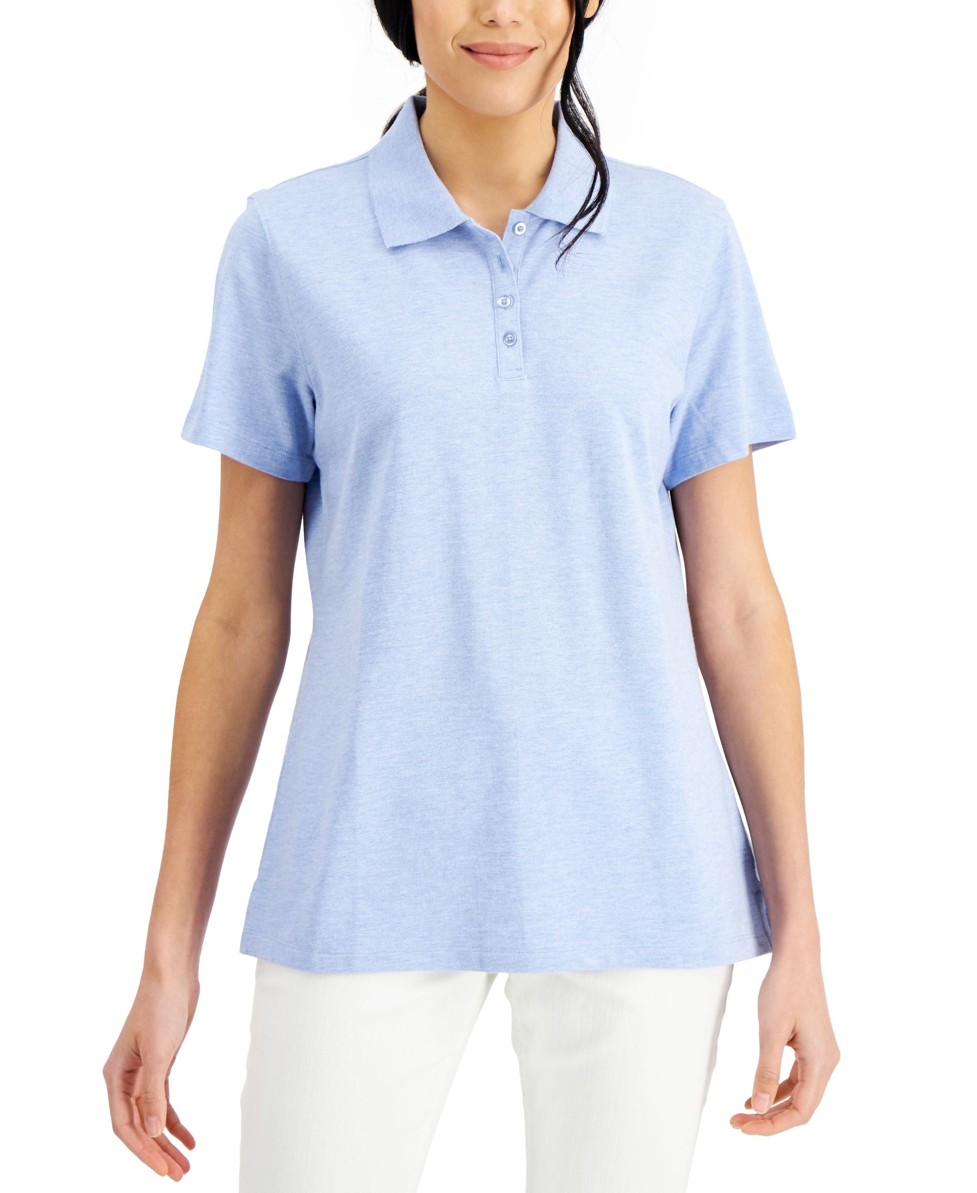 Cotton Short-Sleeve Polo Modern Shirt