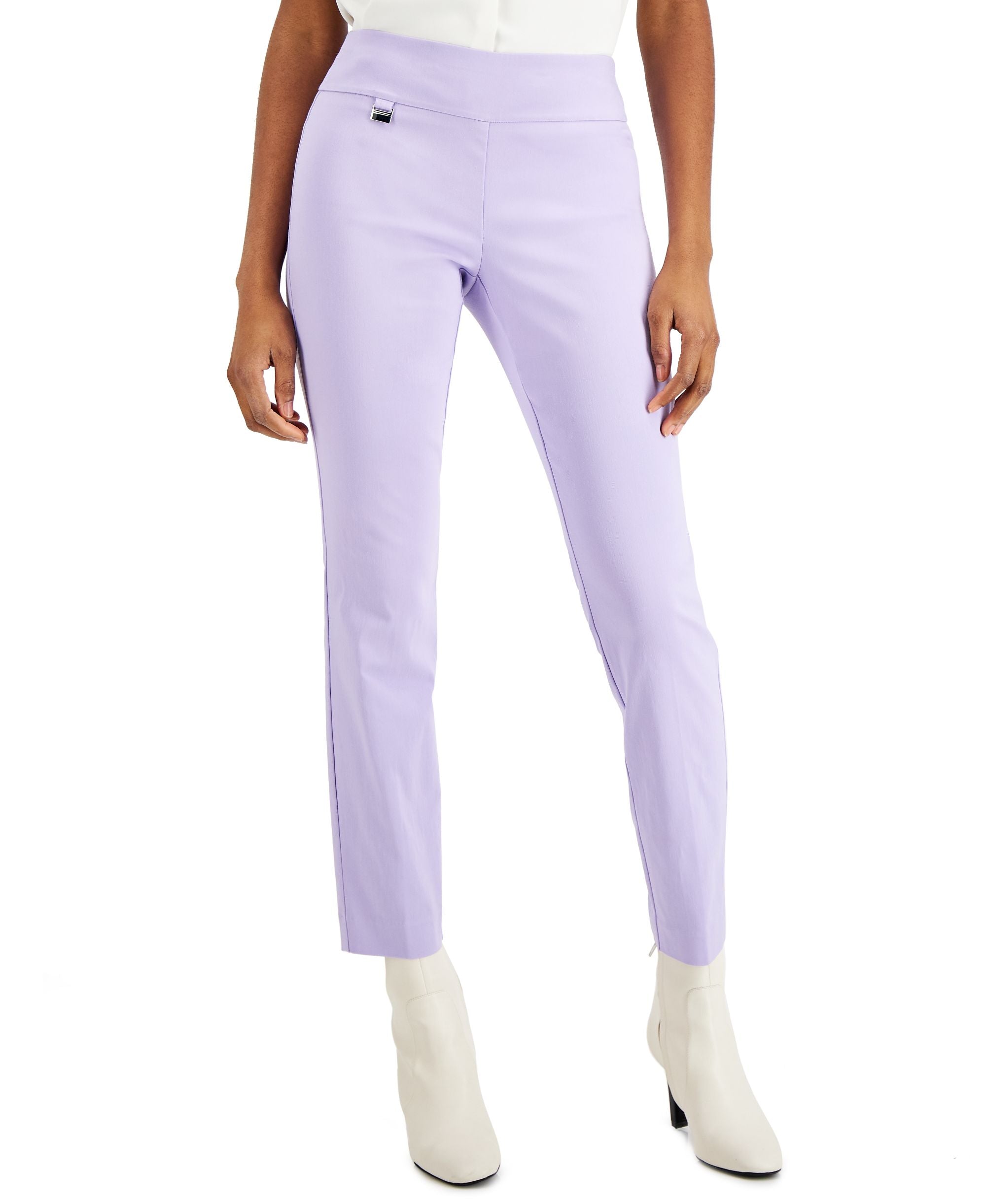 Alfani Plus Size Tummy Control Comfort-Waist Skinny-Fit Signature Pants