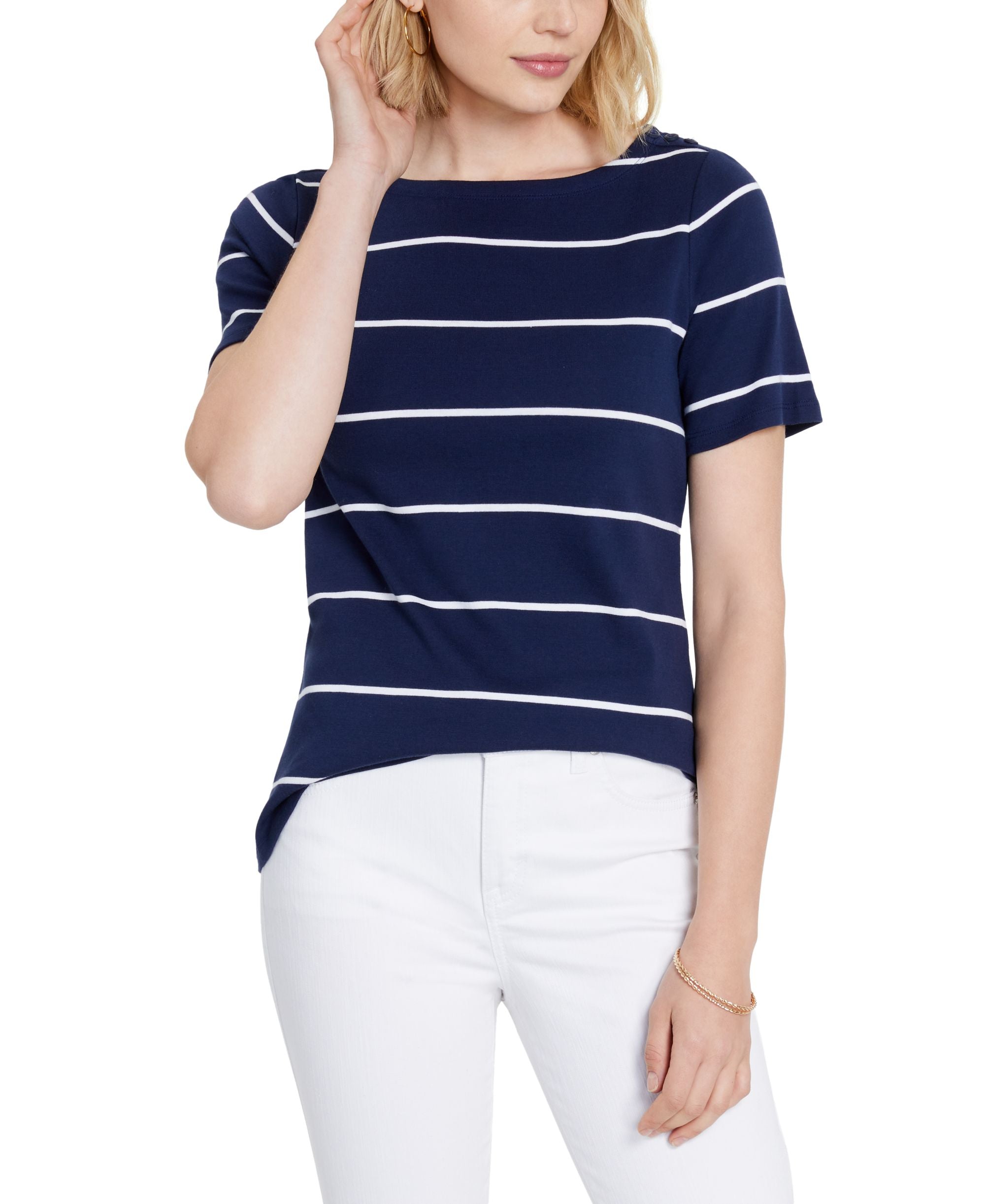 Charter Club Cotton Striped Premium Top