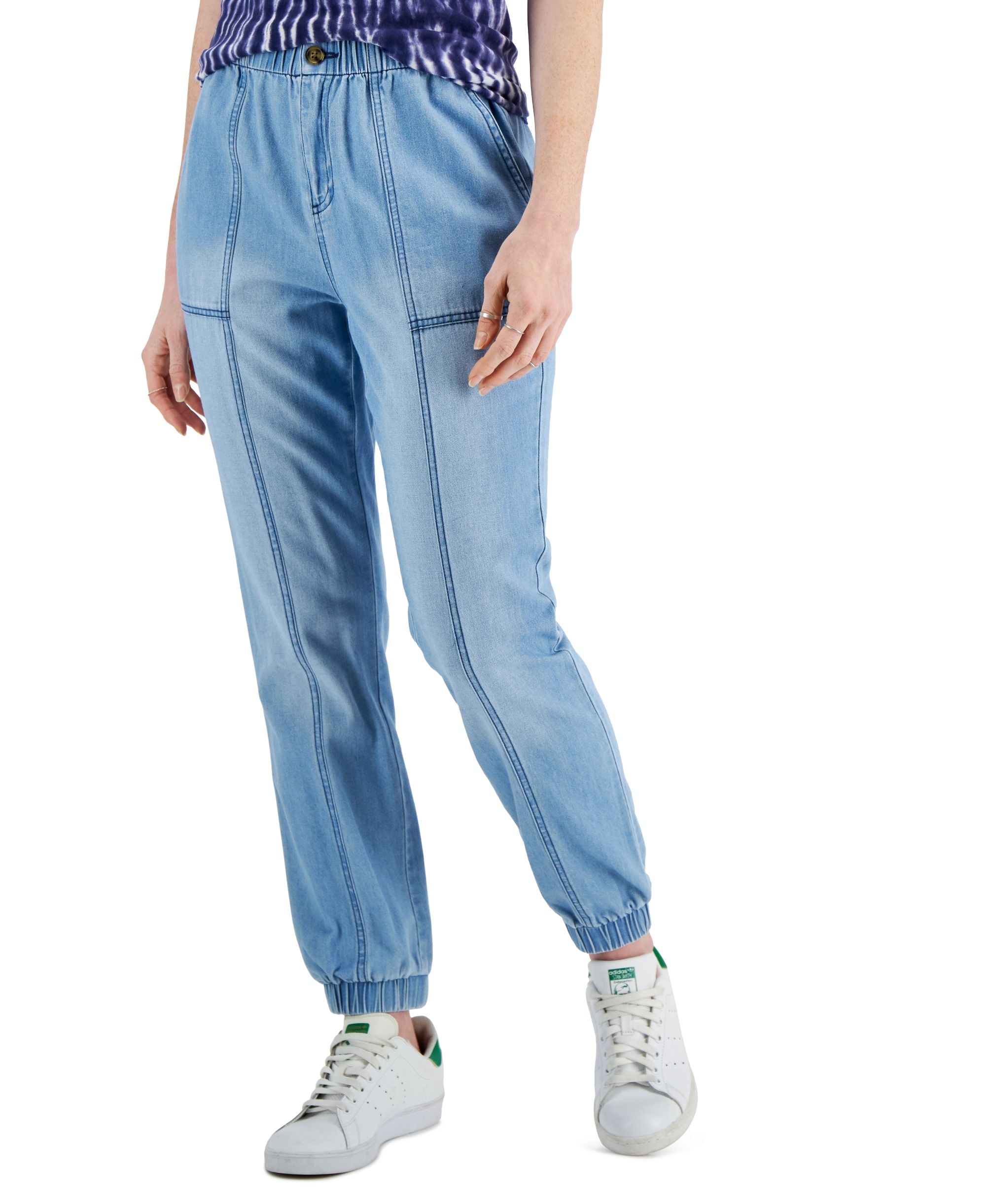 Style & Co Petite Cotton Utility Signature Pants