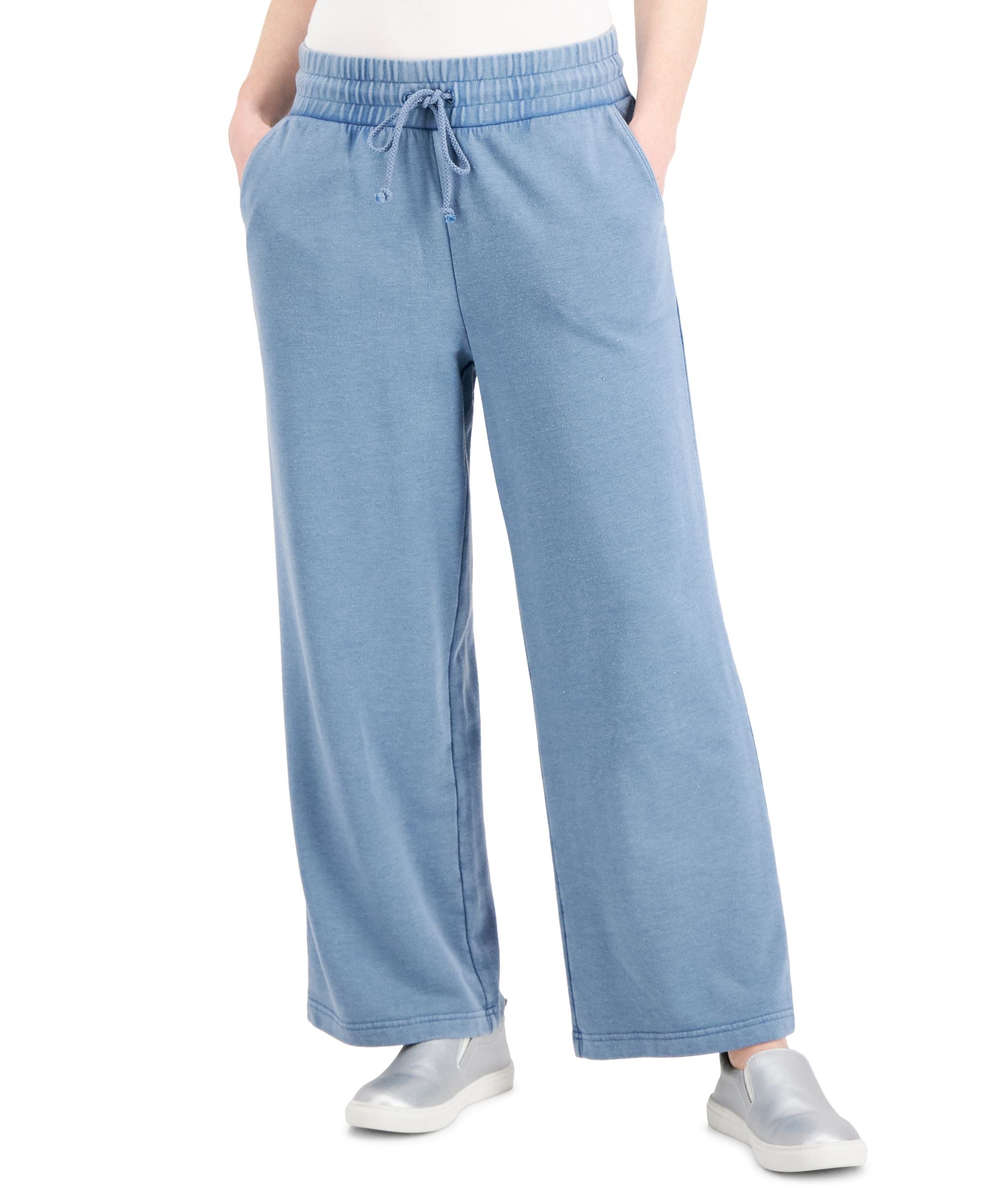 Style & Co Wide-Leg Sweatpants