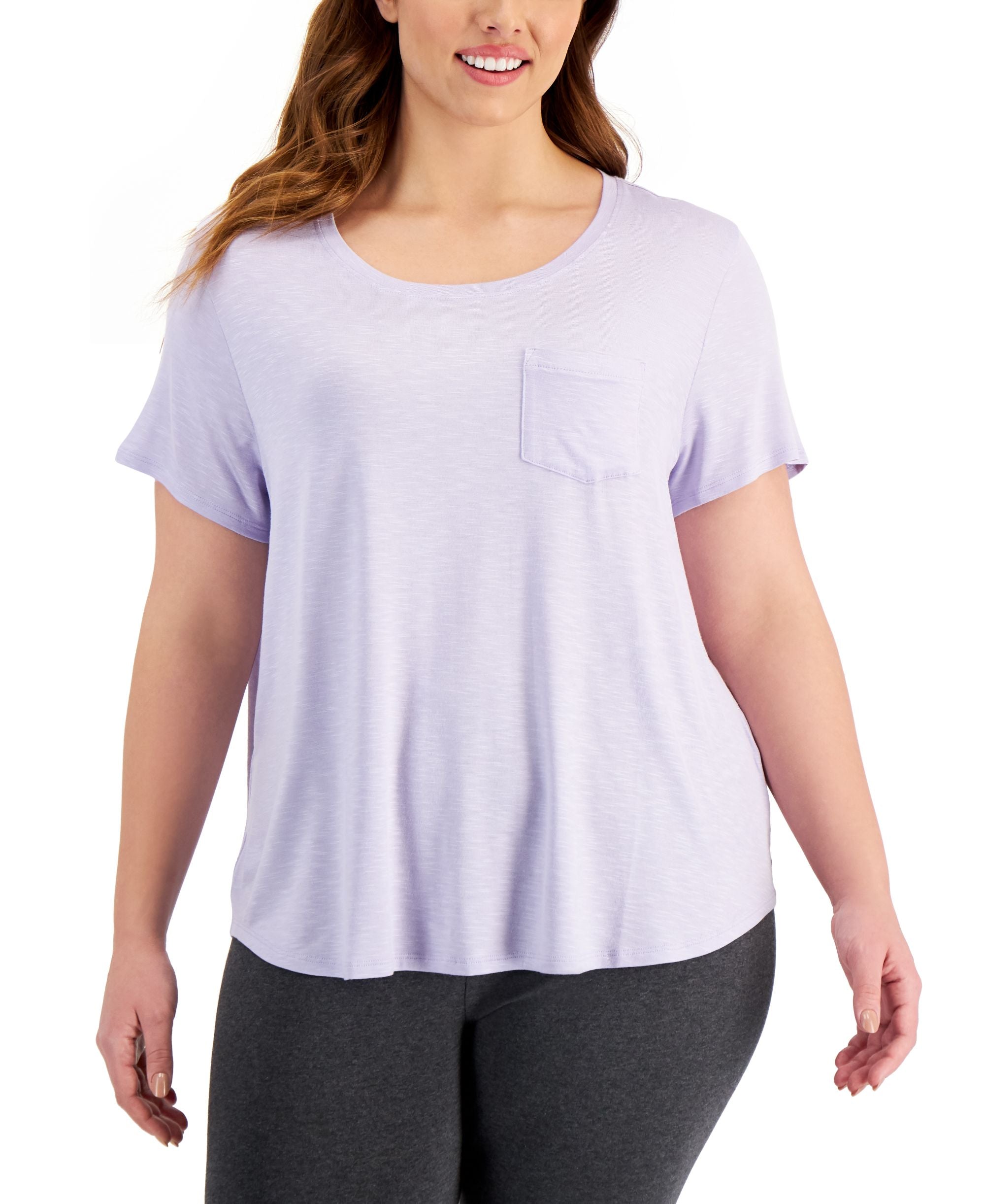 Style & Co Plus Size One Pocket T-Modern Shirt