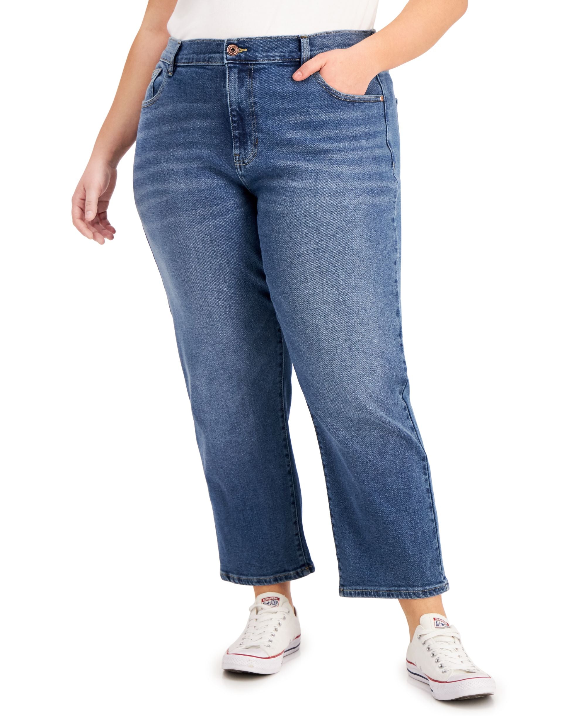 Modern Plus Size Relaxed Straight-Leg Premium Jeans