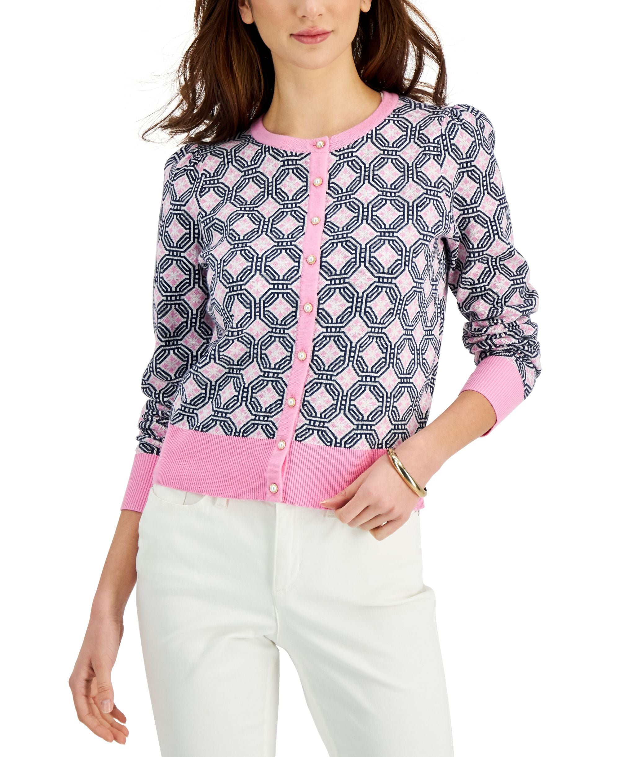 Charter Club Button-Front Cardigan