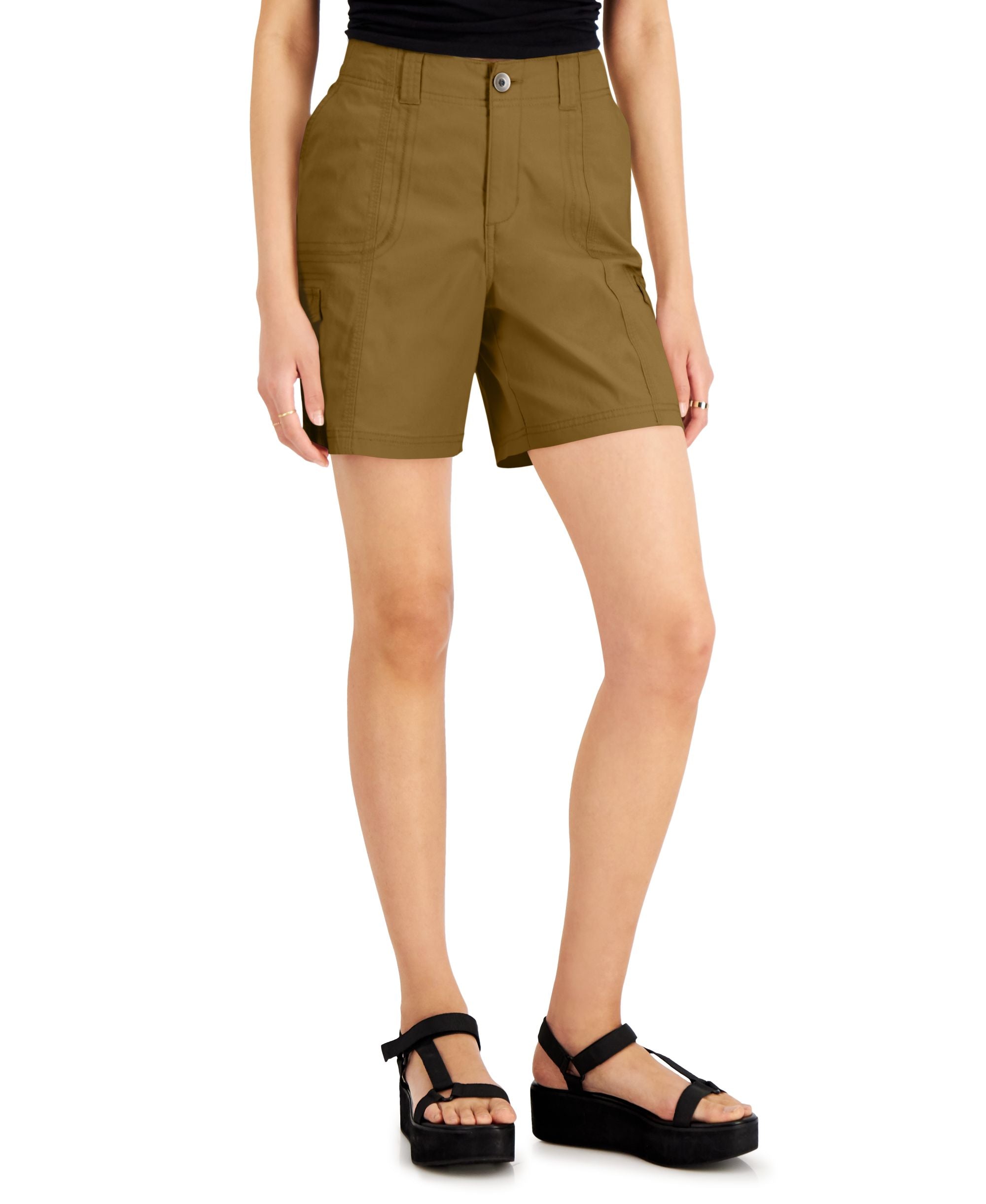Women's Comfort-Waist Cargo Premium Shorts