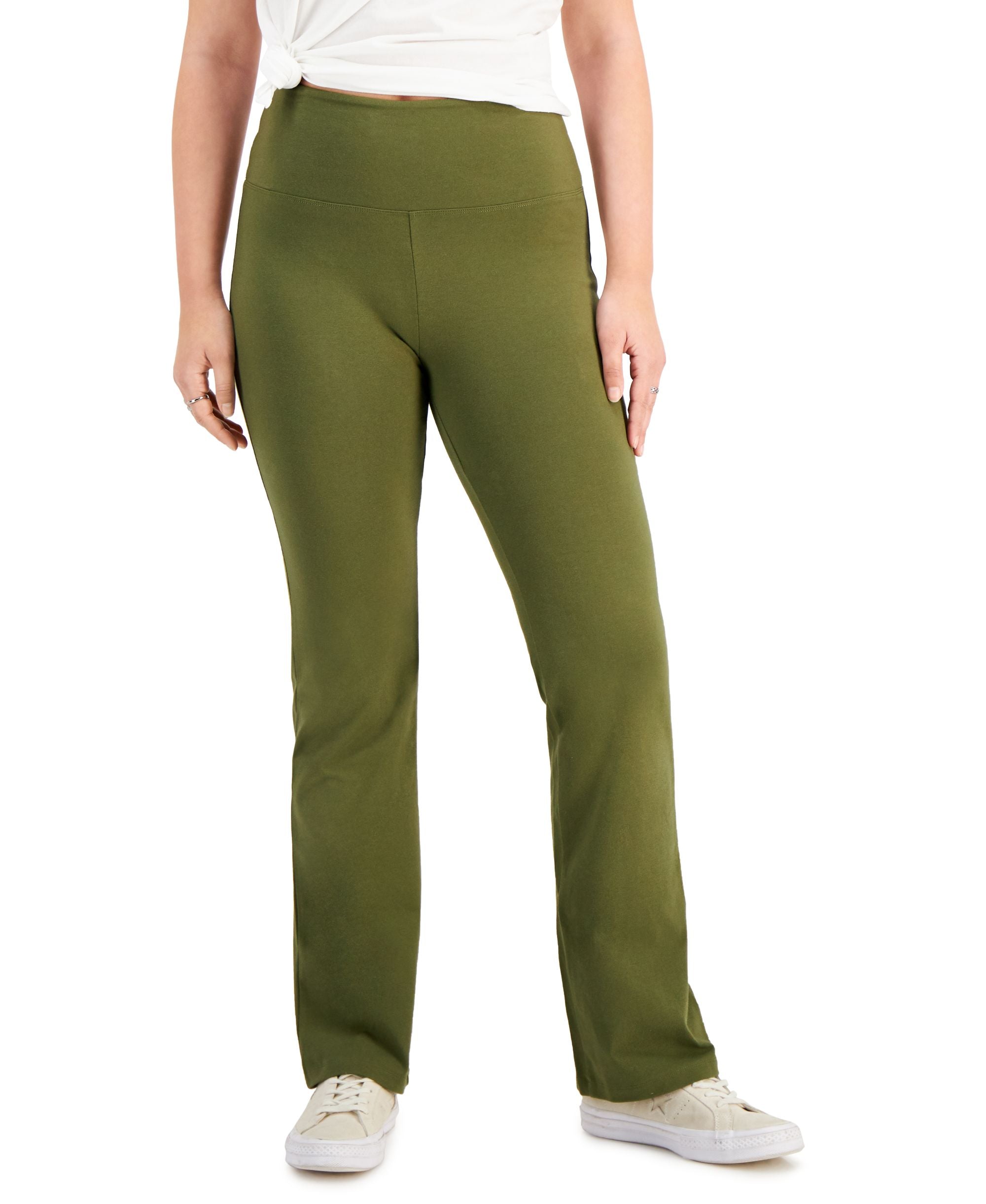 Style & Co Essential Boot-Cut Ankle Signature Pants