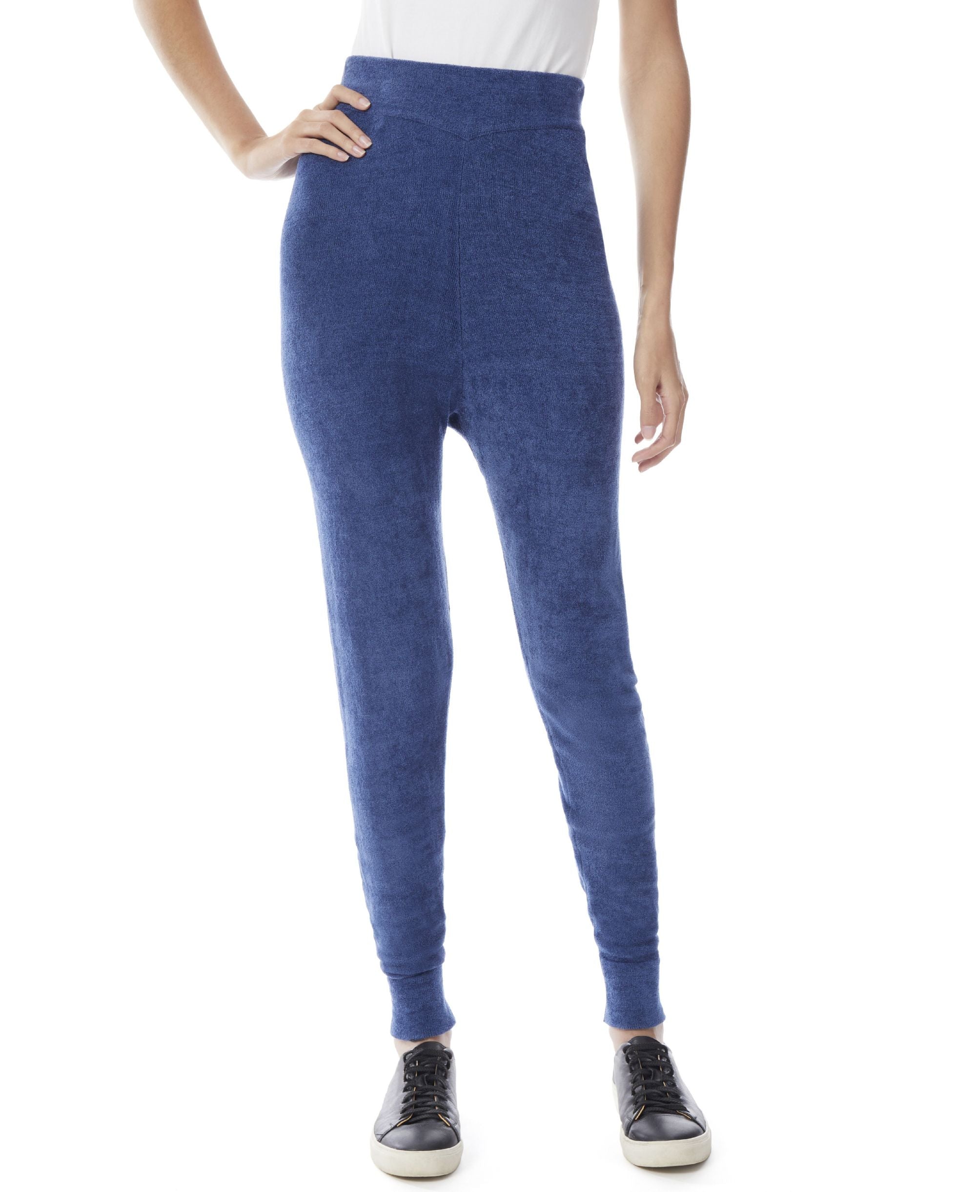 Womens Chenille Jogger Signature Pants