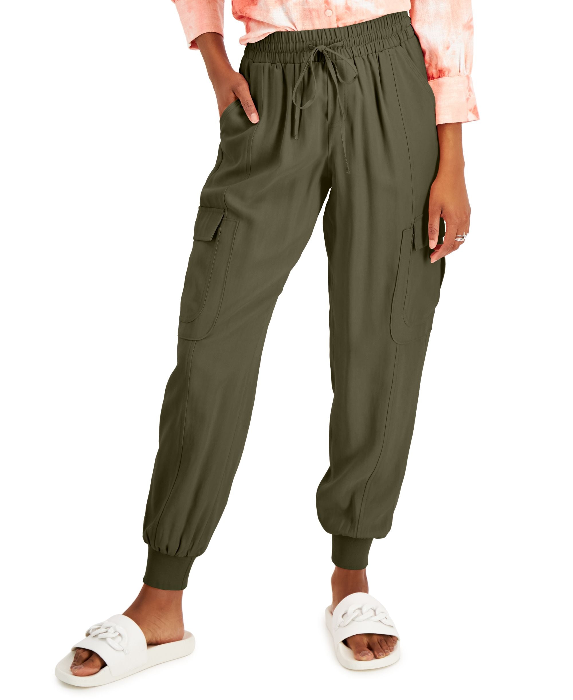 INC International Concepts Utility Jogger Signature Pants