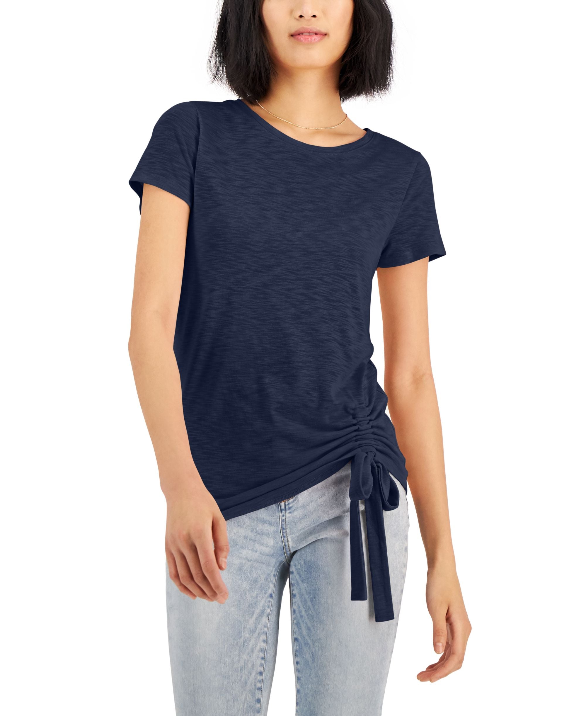 INC International Concepts Ruched T-Modern Shirt