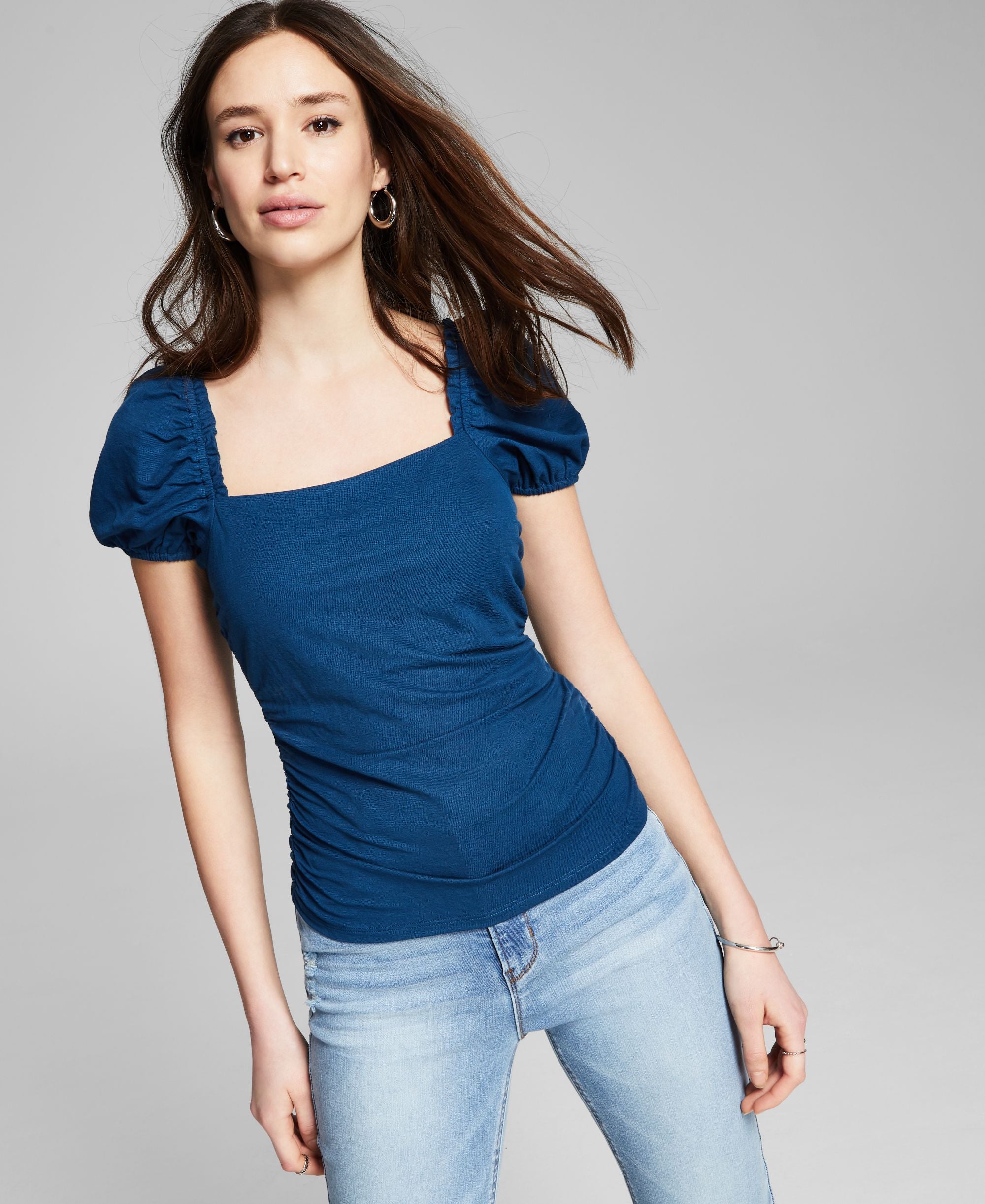 Now This Puff-Sleeve Premium Top