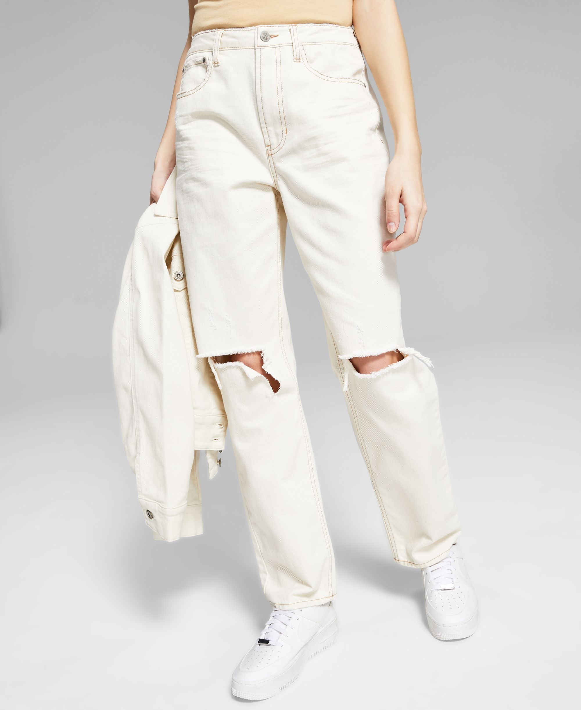 Now This Womens Ultra High Rise Straight Premium Jeans