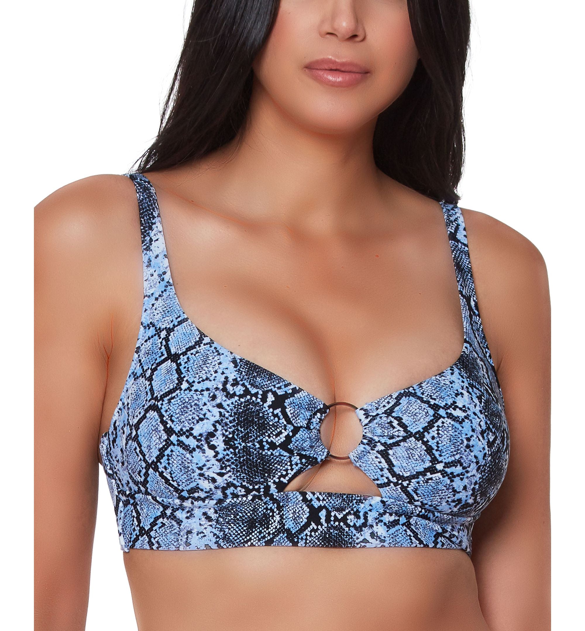 Slitherin Ring-Front Bikini-Premium Top