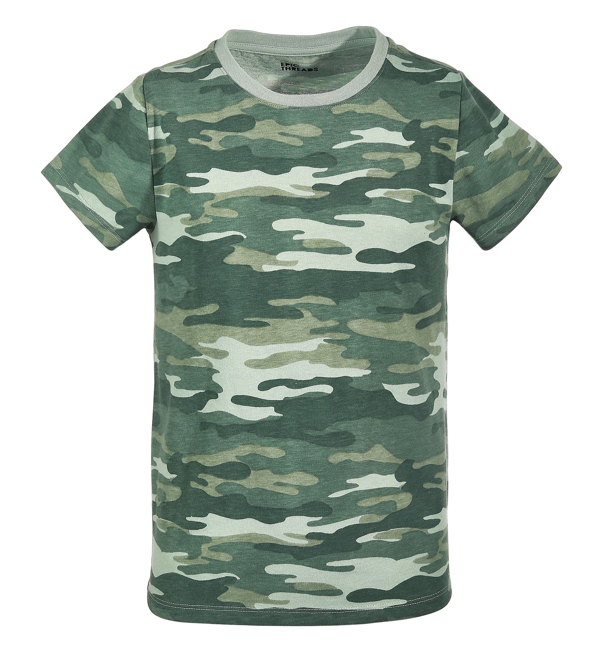 Epic Threads Big Girls Camo Print Modern Shirt