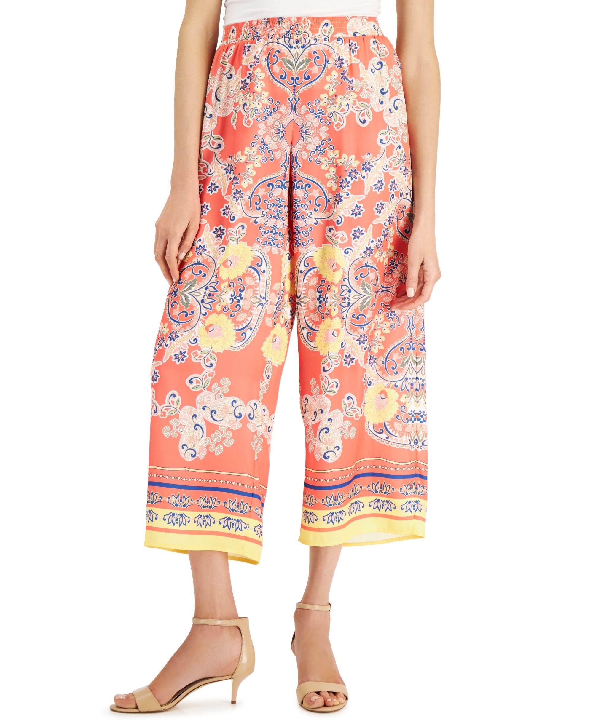 JM Collection Womens Sierra Scarf Signature Pants