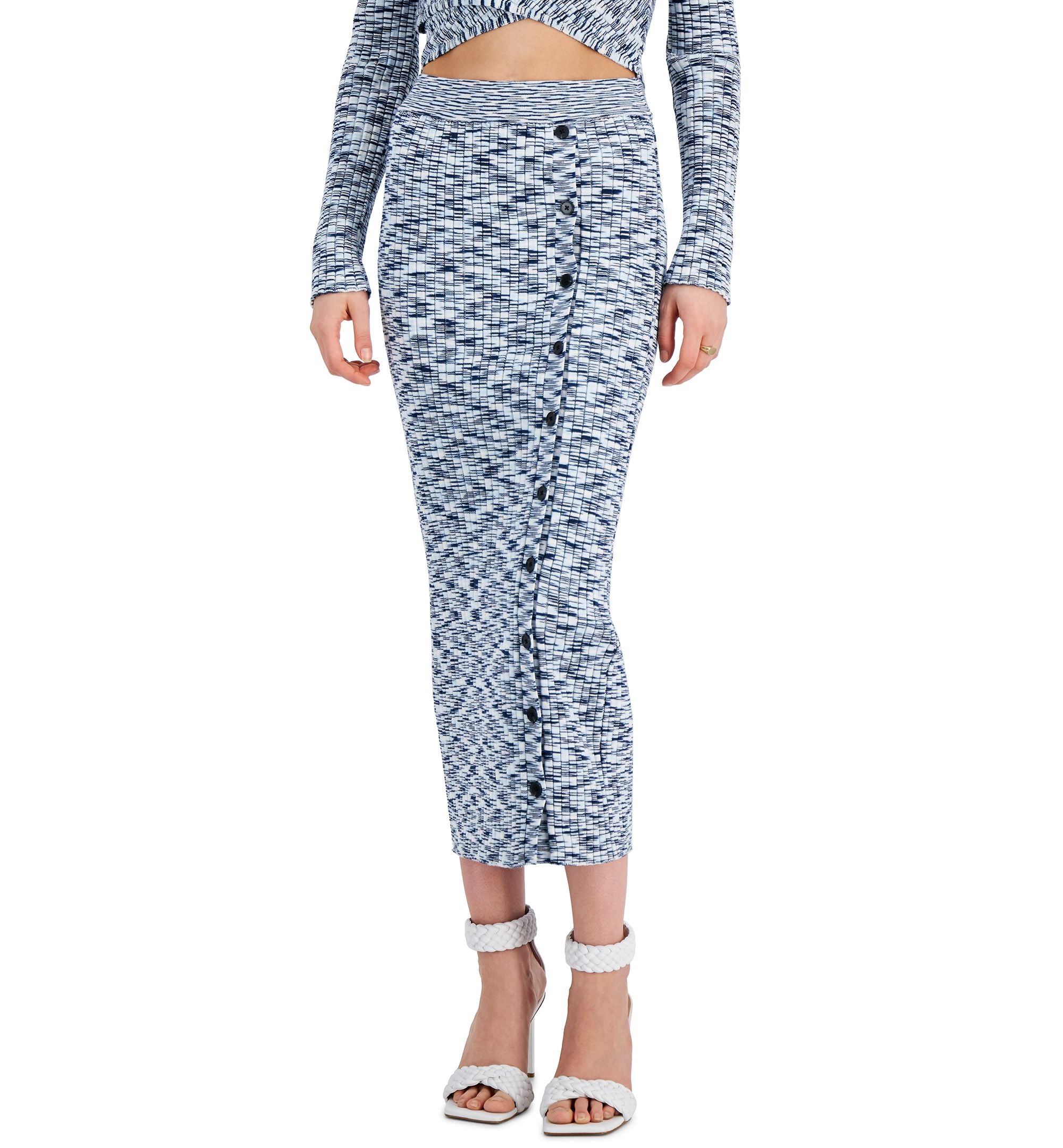 Women's Marled Pencil Modern Skirt