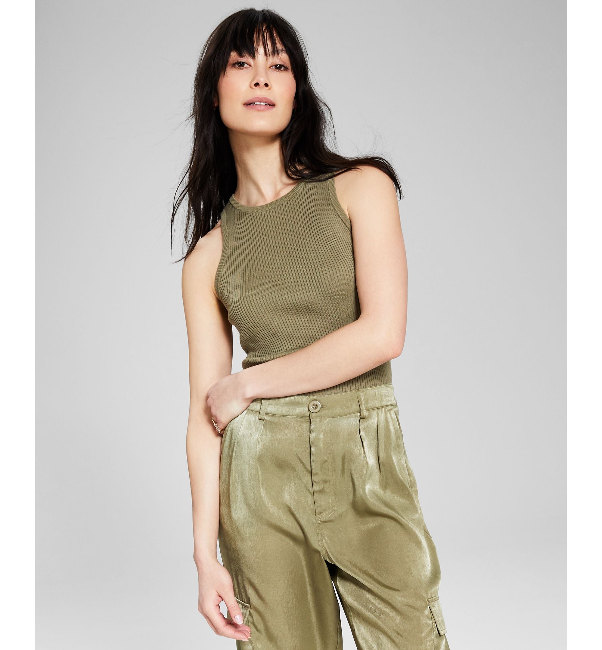 Now This Womens Sweater Tank Premium Top