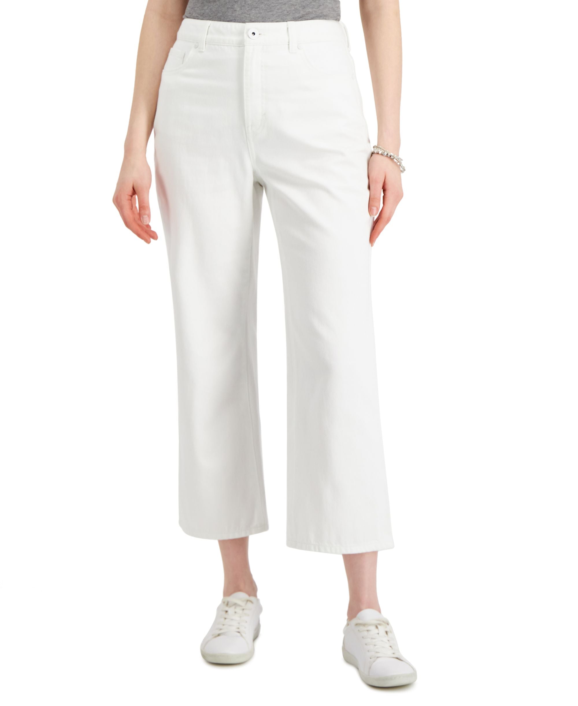 Style & Co Slouchy Fit High Rise Cropped Premium Jeans
