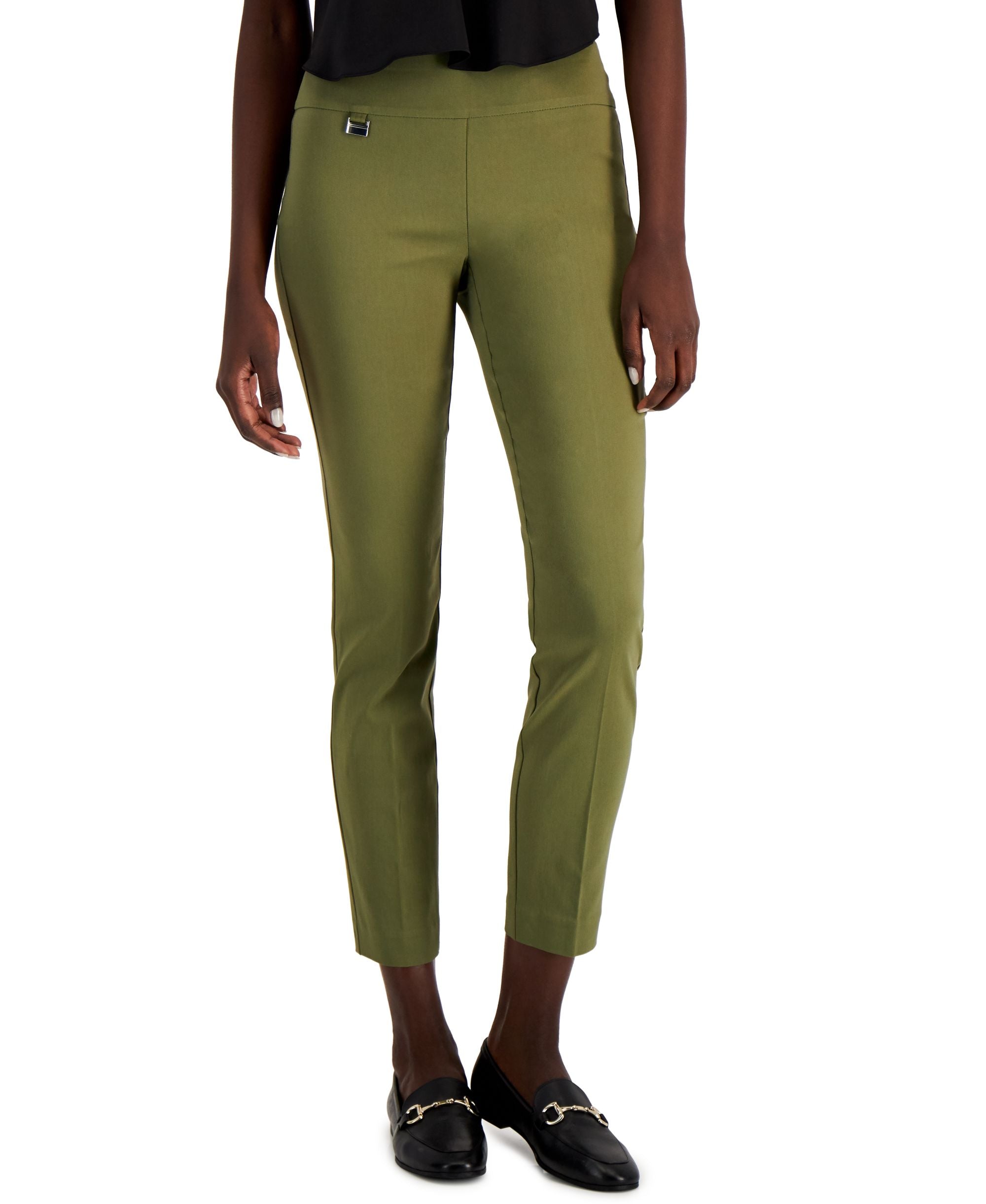 Alfani Petite Tummy Control Comfort-Waist Skinny-Fit Signature Pants