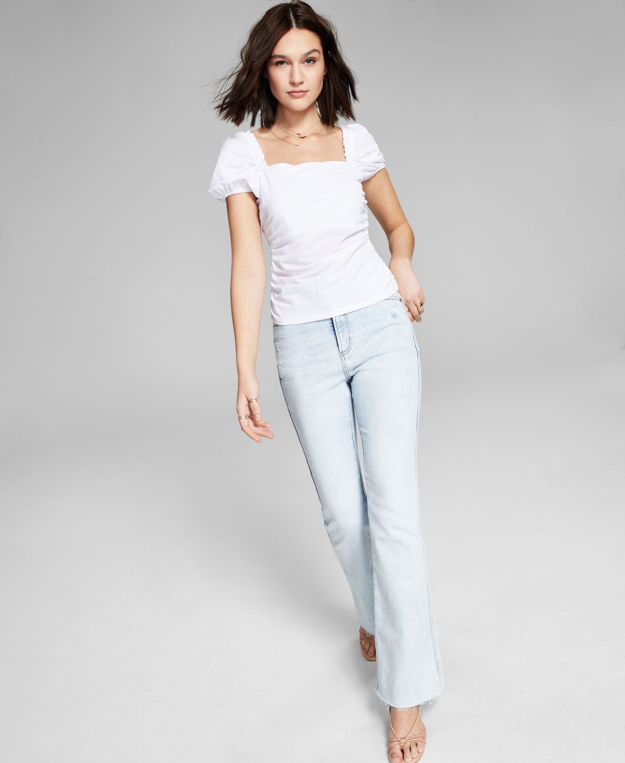 Now This Puff-Sleeve Premium Top