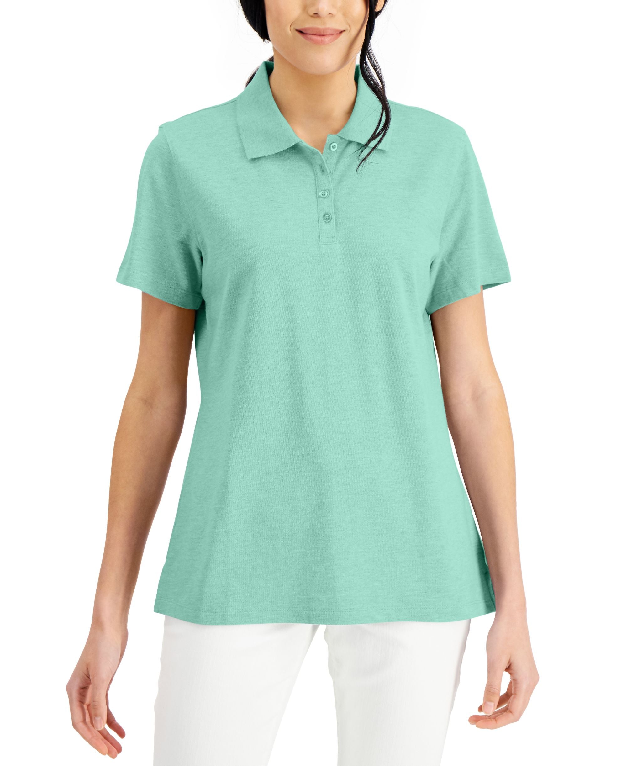 Cotton Short-Sleeve Polo Modern Shirt