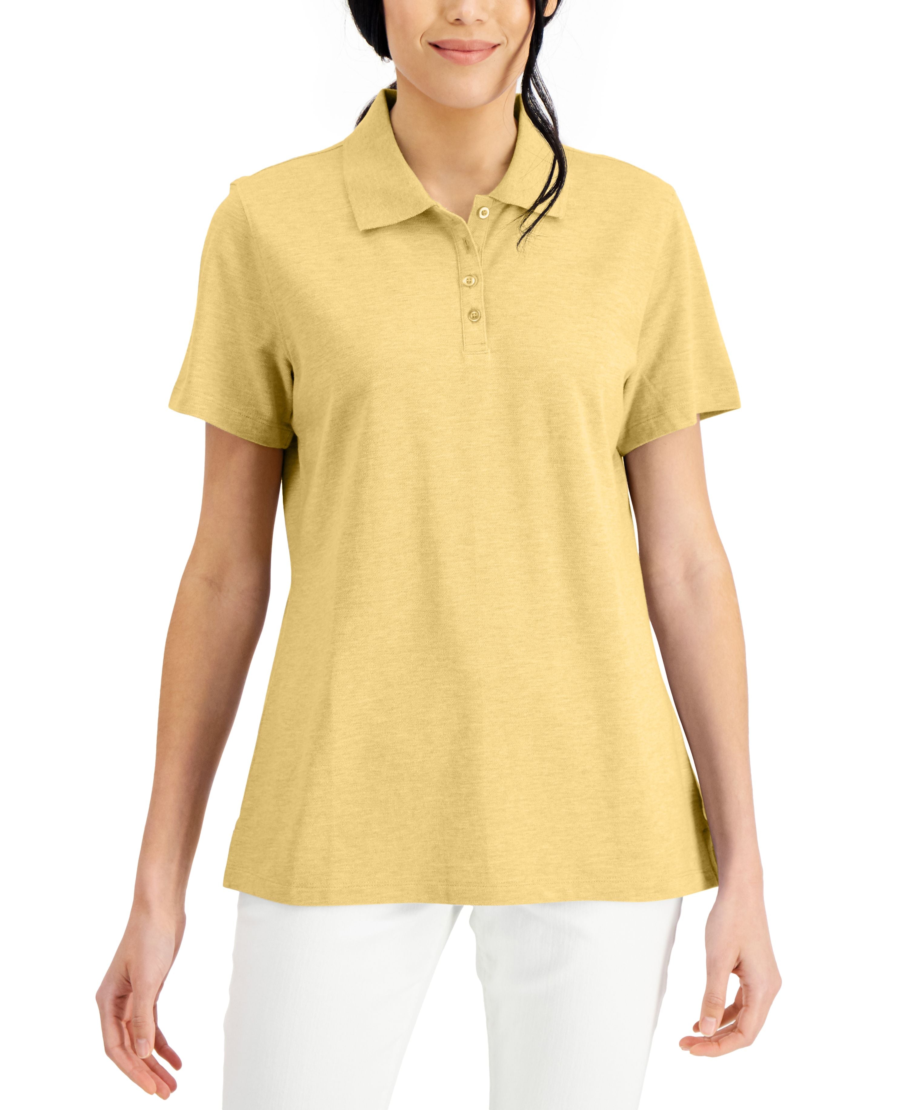 Cotton Short-Sleeve Polo Modern Shirt